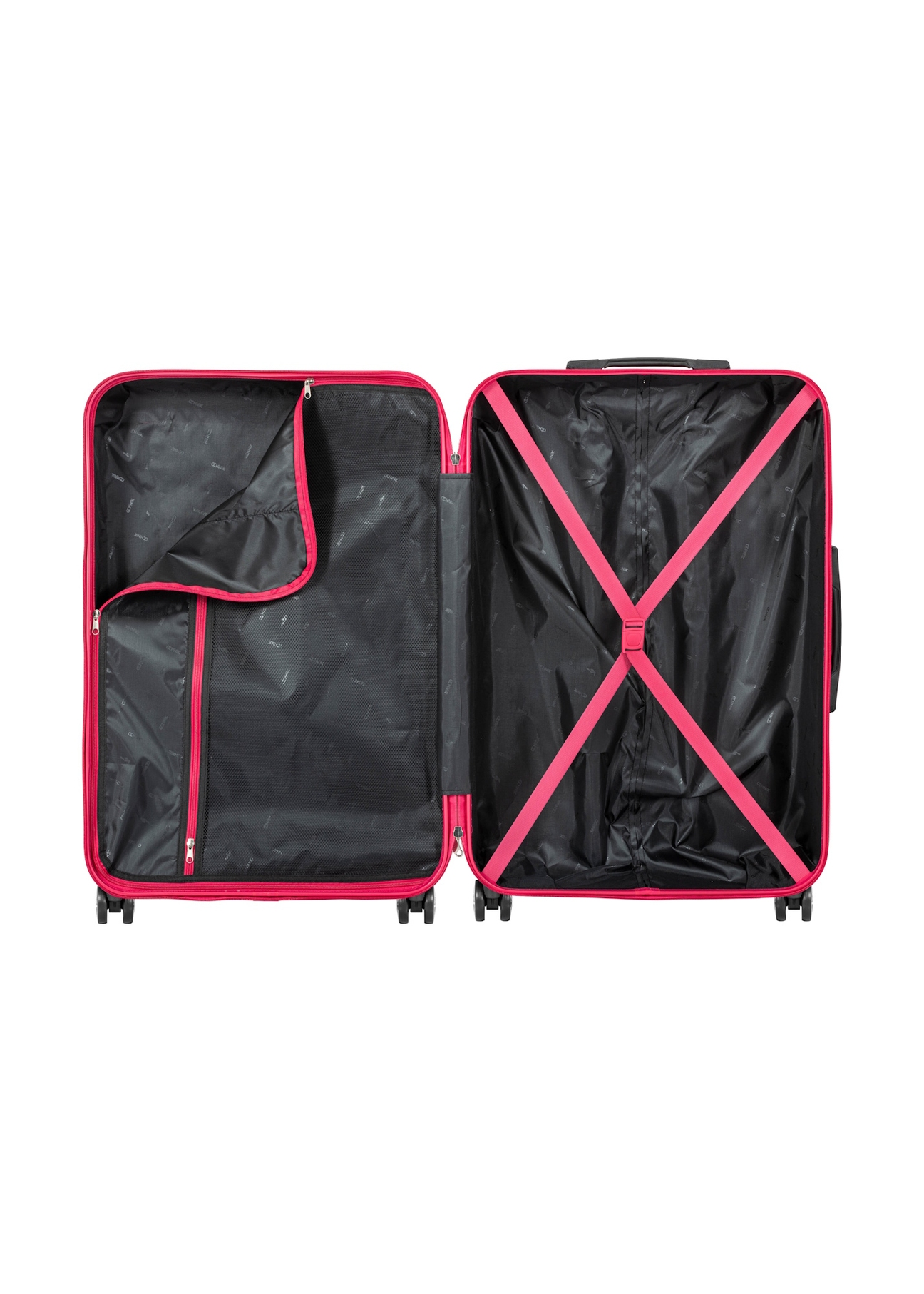 Walizka duża na kółkach WALAB-0040-5E-28(W26), widok produktu w środku na białym tle.