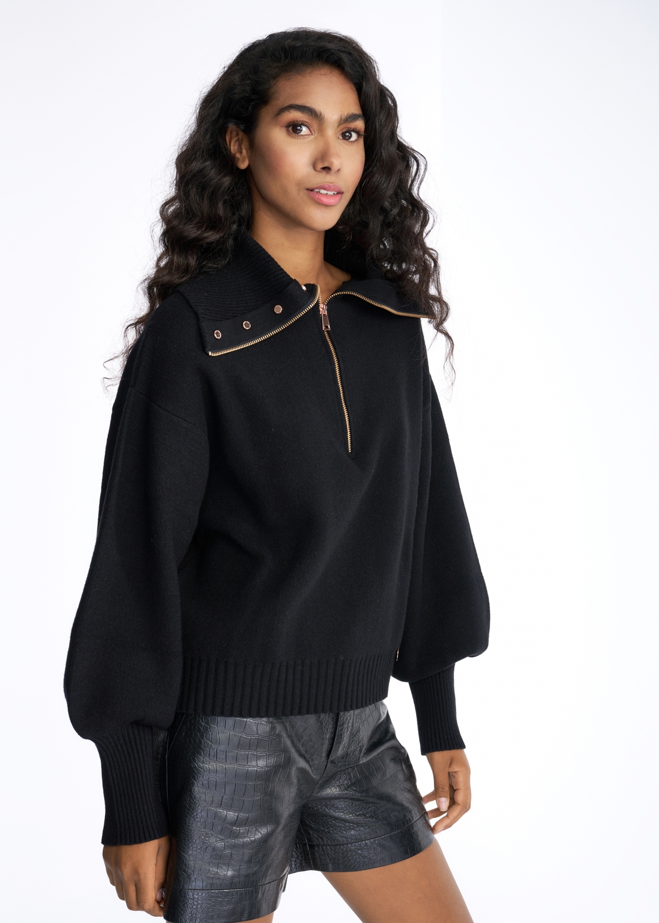 Rozsuwany sweter damski SWEDT-0171-99(Z22)-01