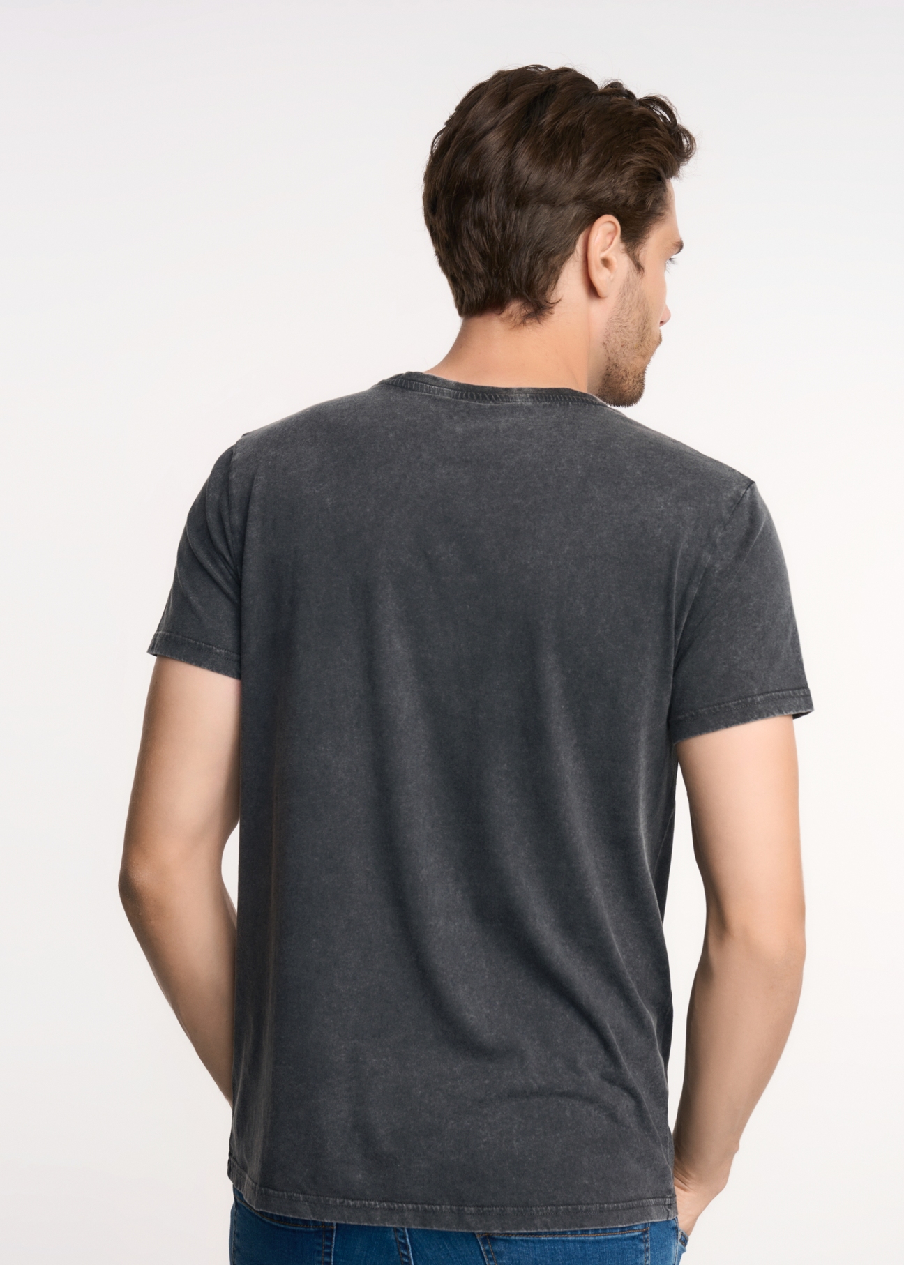 T-shirt męski TSHMT-0077-99(Z22)-02