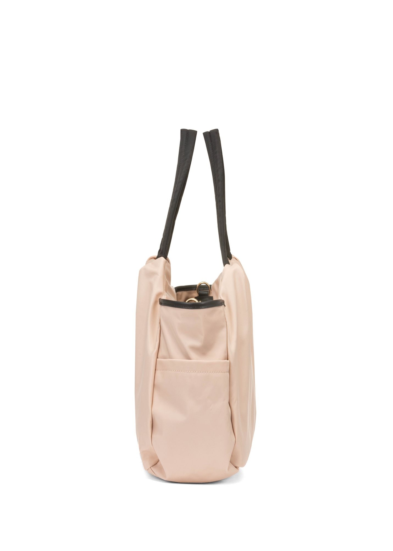 Powder pink bag for mother TOREN-0308-5A(W26) - side view of the product on a white background.