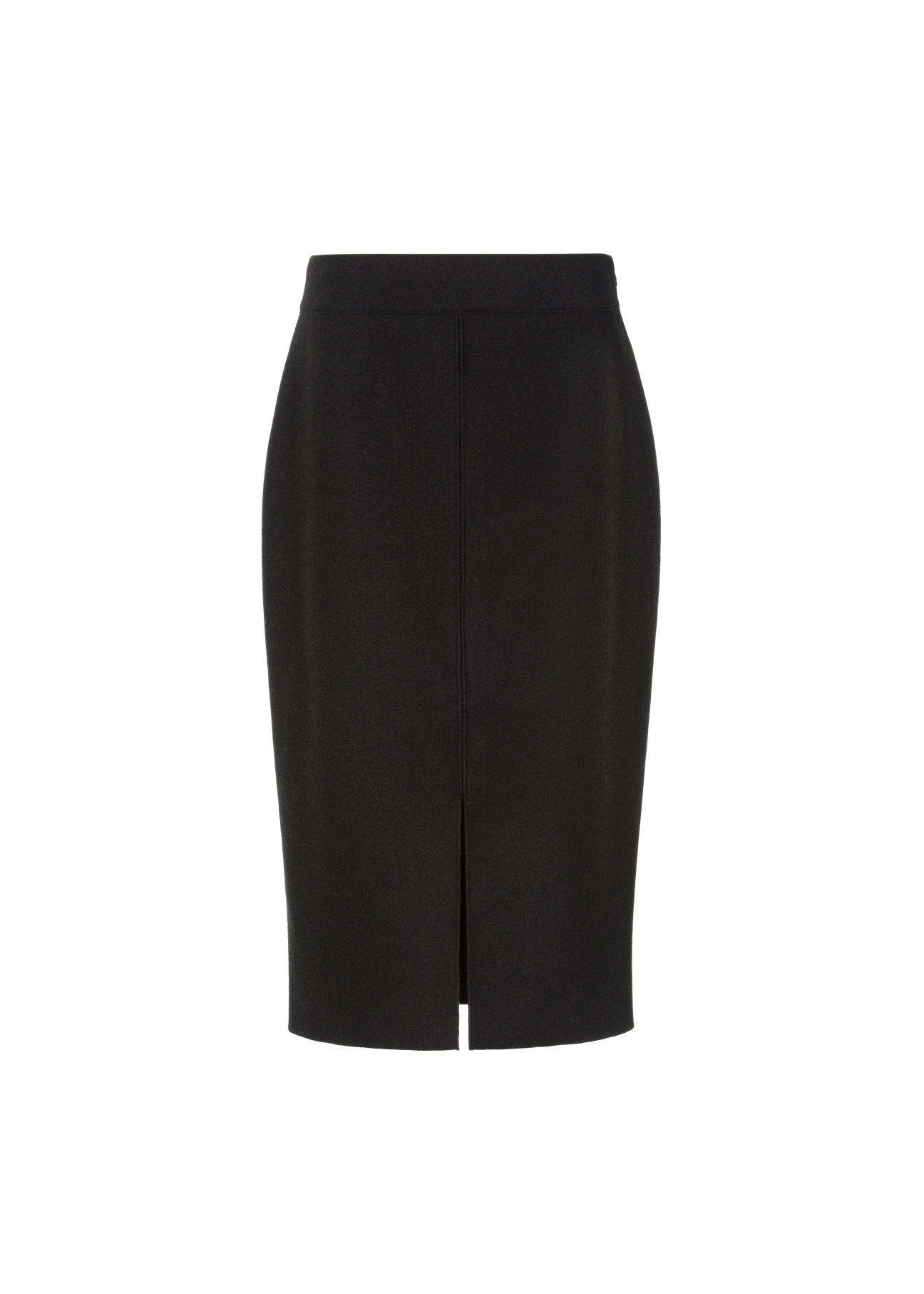 Czarna ołówkowa spódnica midi SPCDT-0037-99(Z20)-03