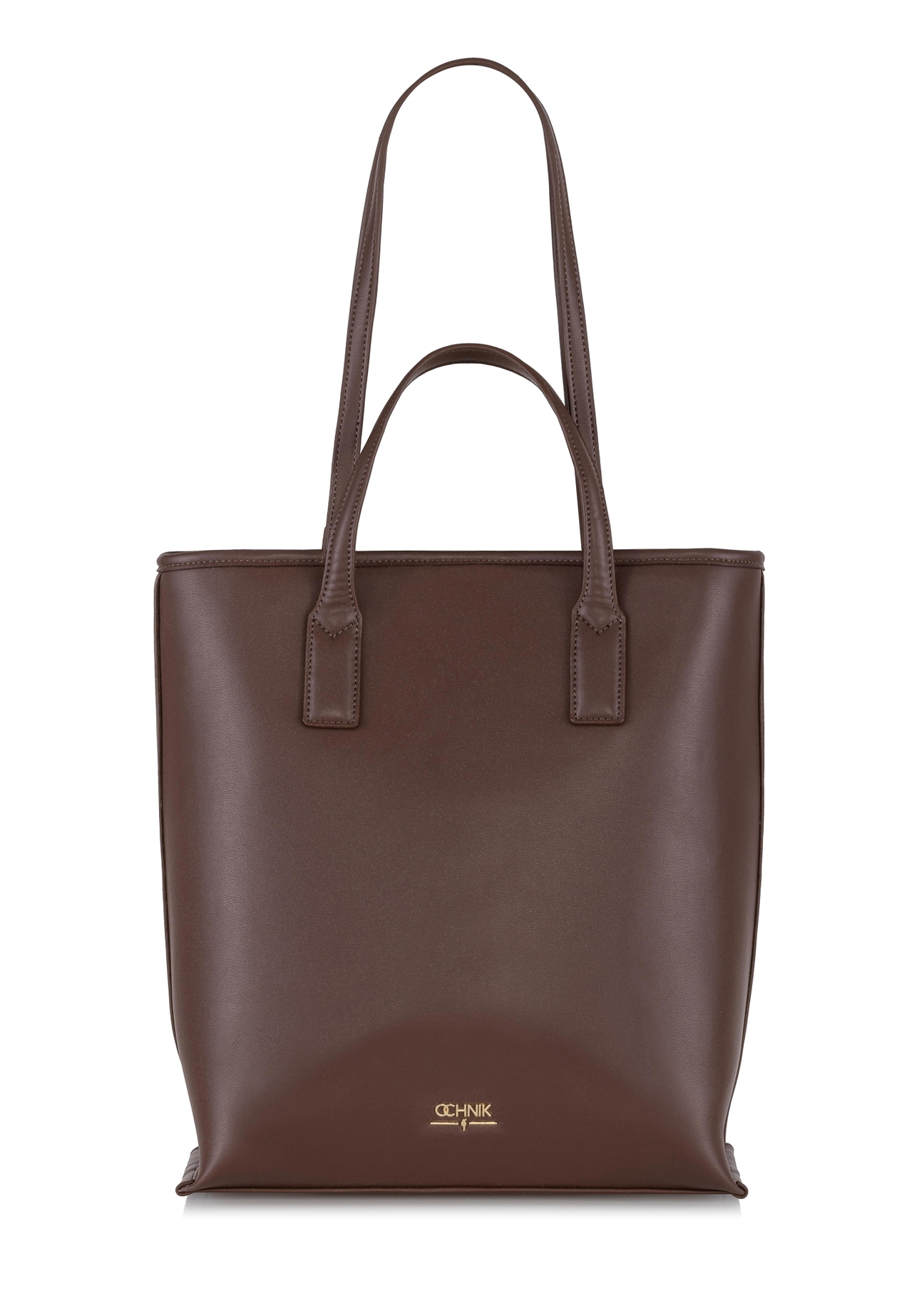 Brązowa torebka shopper damska TOREC-0907-89(W24)-01