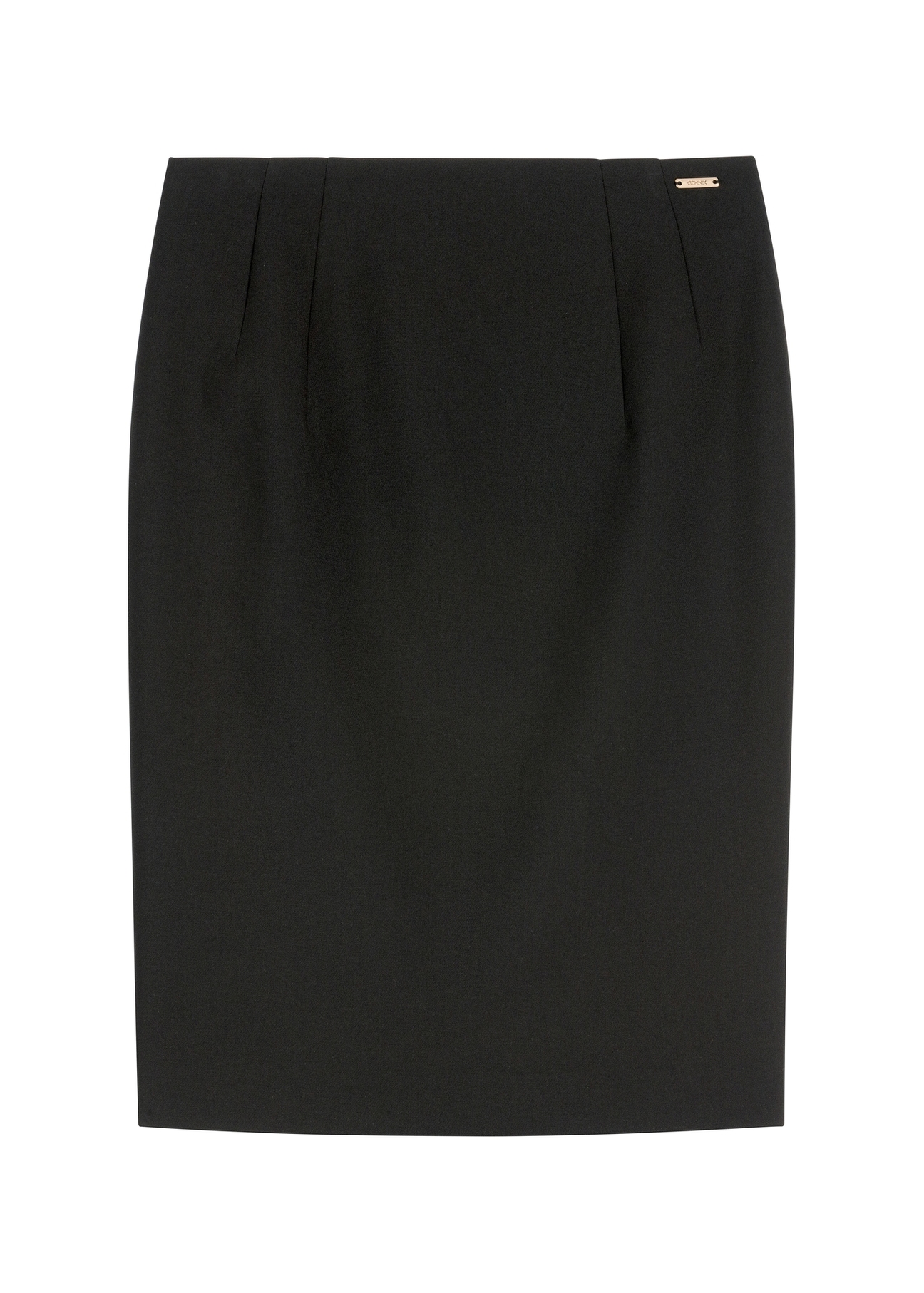 Klasyczna czarna ołówkowa spódnica SPCDT-0088-99(W26)