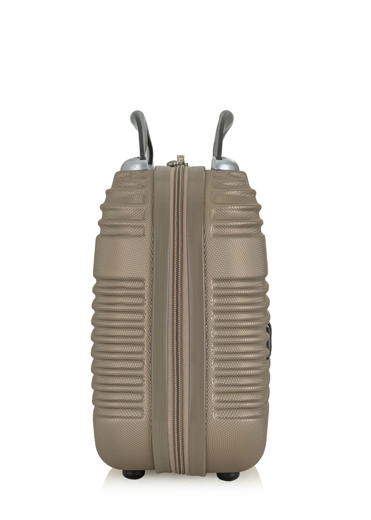 Kosmetyczka WALAB-0040-2X-14(W26) - widok produktu z boku, na białym tle. 