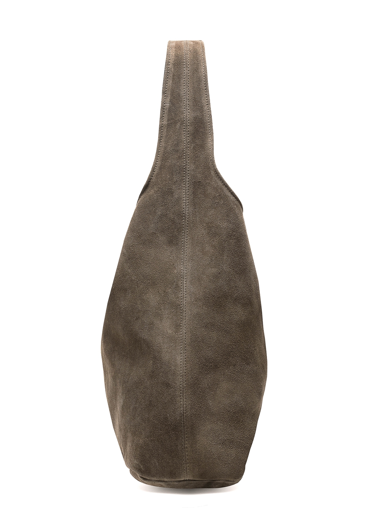 Zamszowa shopperka damska khaki TORES-1177-57(Z25)