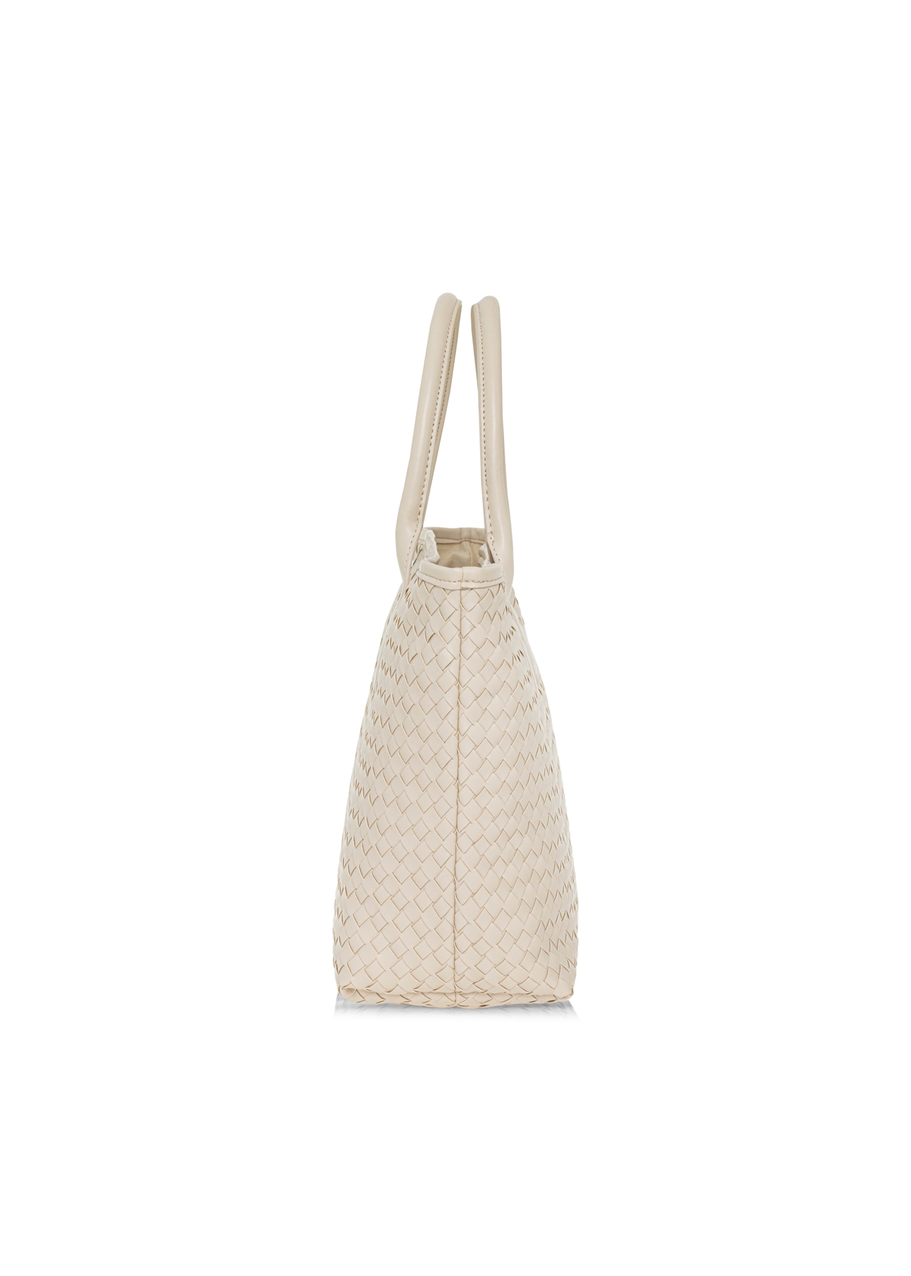 Kremowa torebka shopper damska TOREC-1008-12(W25)