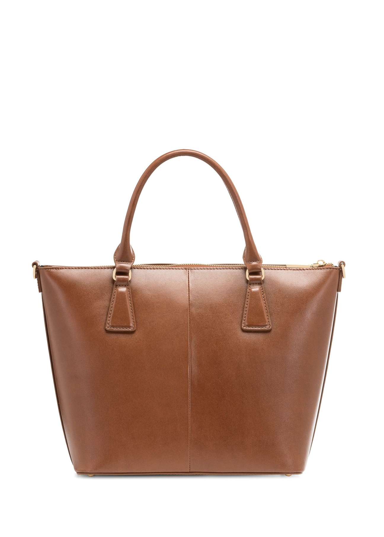 Brązowa skórzana torebka shopper TORES-1104-89(W25)-04