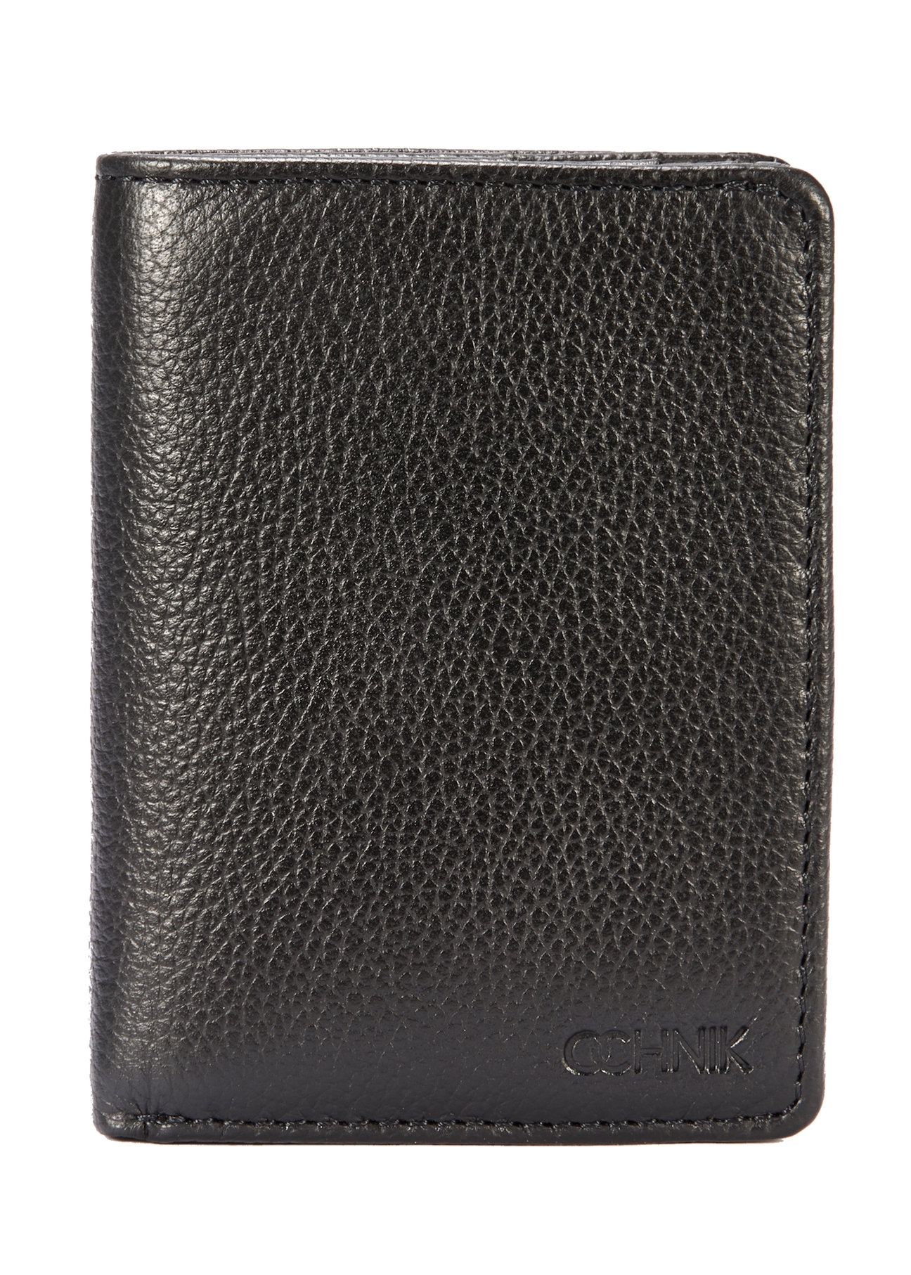 Czarny skórzany portfel męski PORMS-0635-99(W25)
