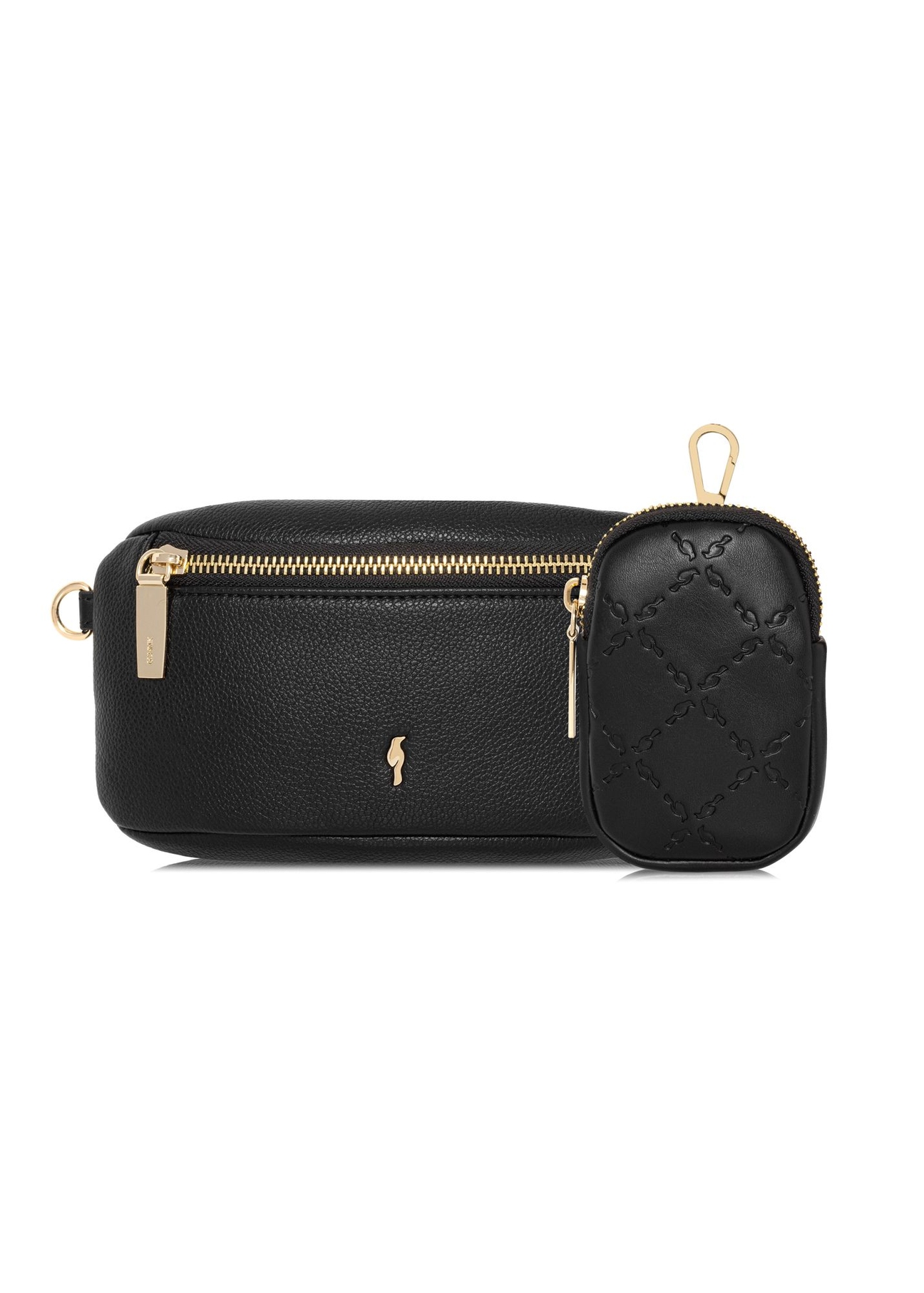 Czarna mała saszetka damska TOREC-0891A-99(W25)-01