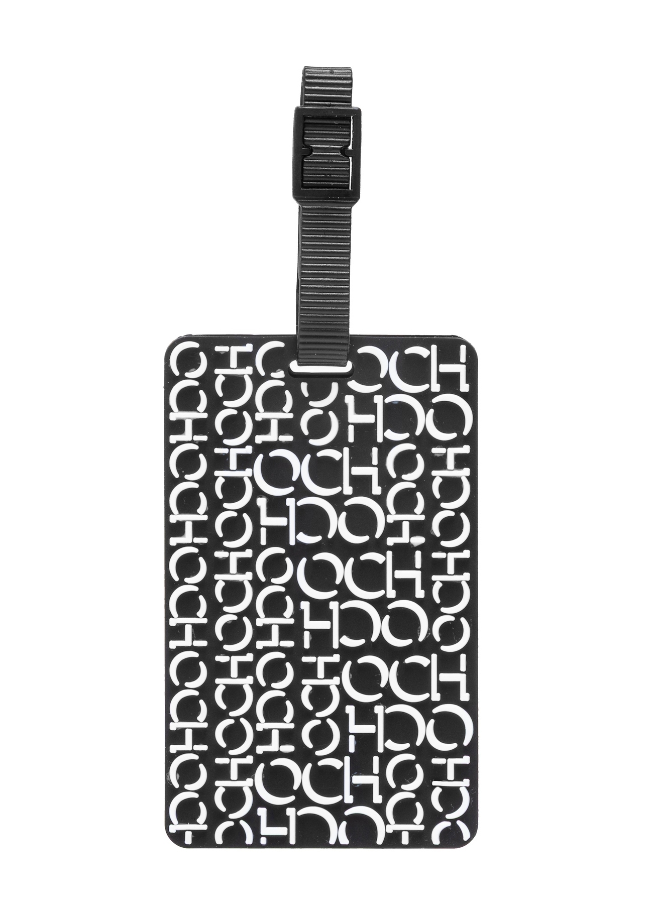 Identyfikator do bagażu AW-012-0006-98(W25), widok produktu z przodu na białym tle.