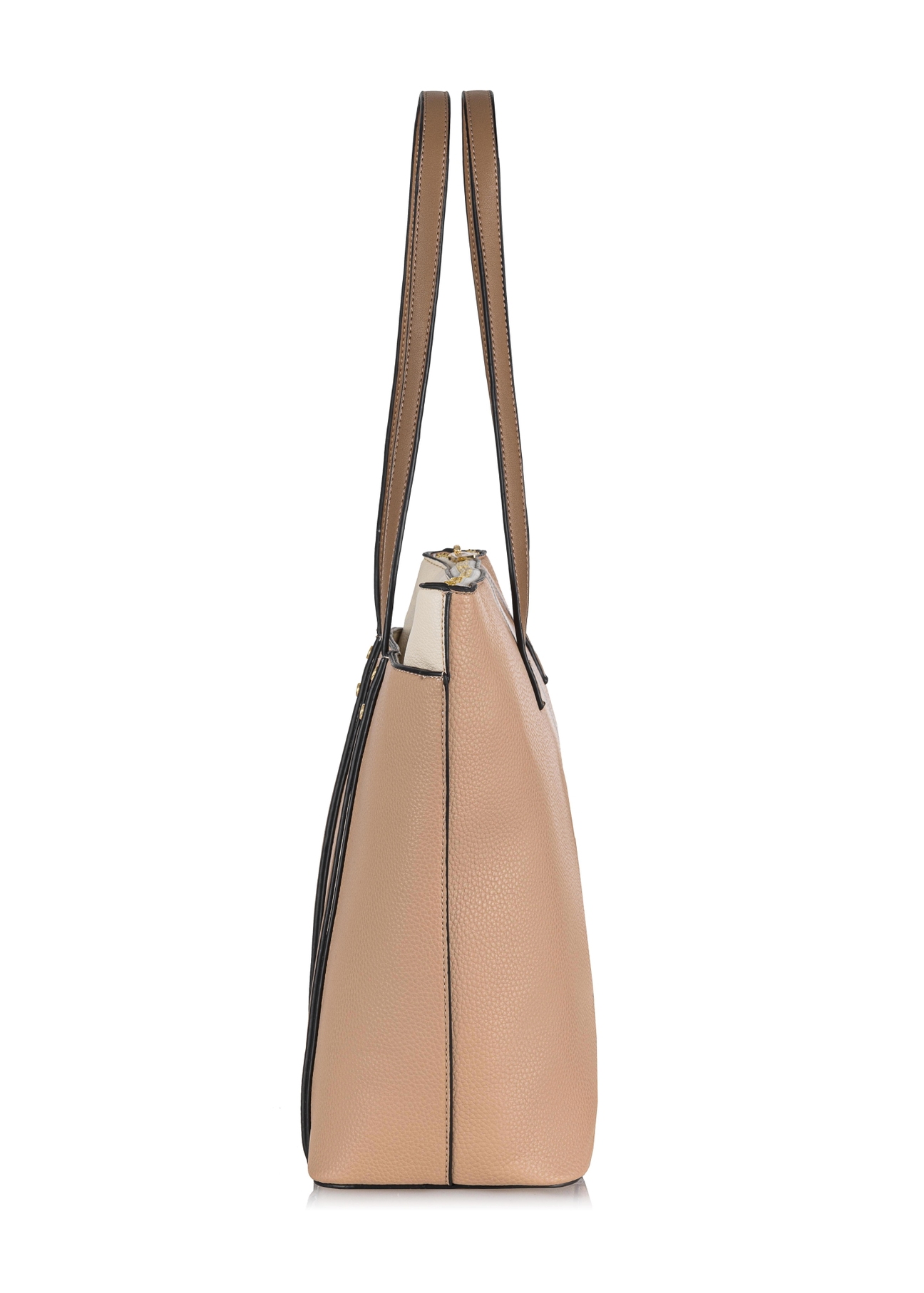 Dwukolorowa torebka damska shopper TOREC-0780-15(W23)-03