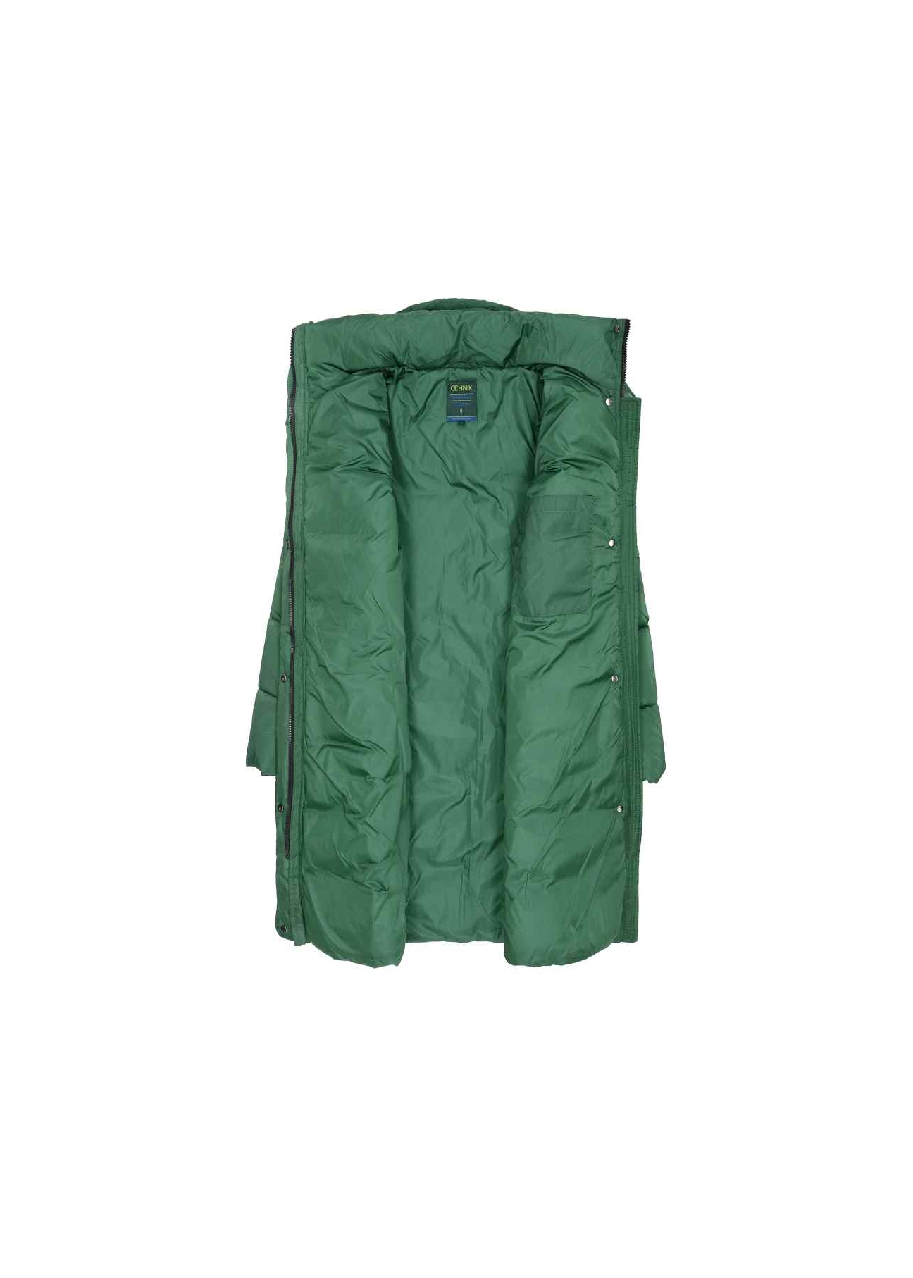 Zielona pikowana kurtka damska KURDT-0207-51(Z20)-08