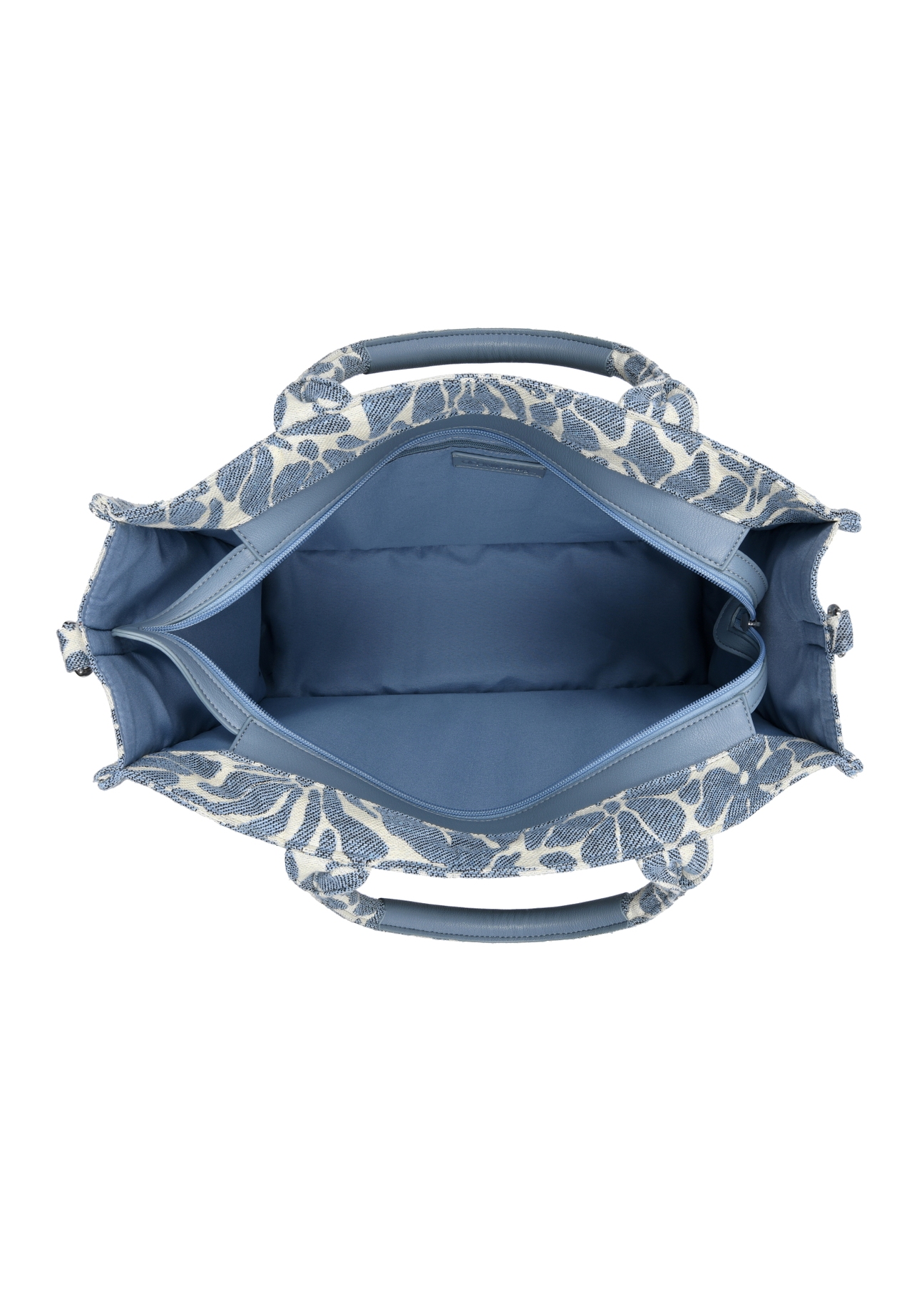 Błękitna torebka usztywniana shopper  TOREN-0873-15(W24)-05