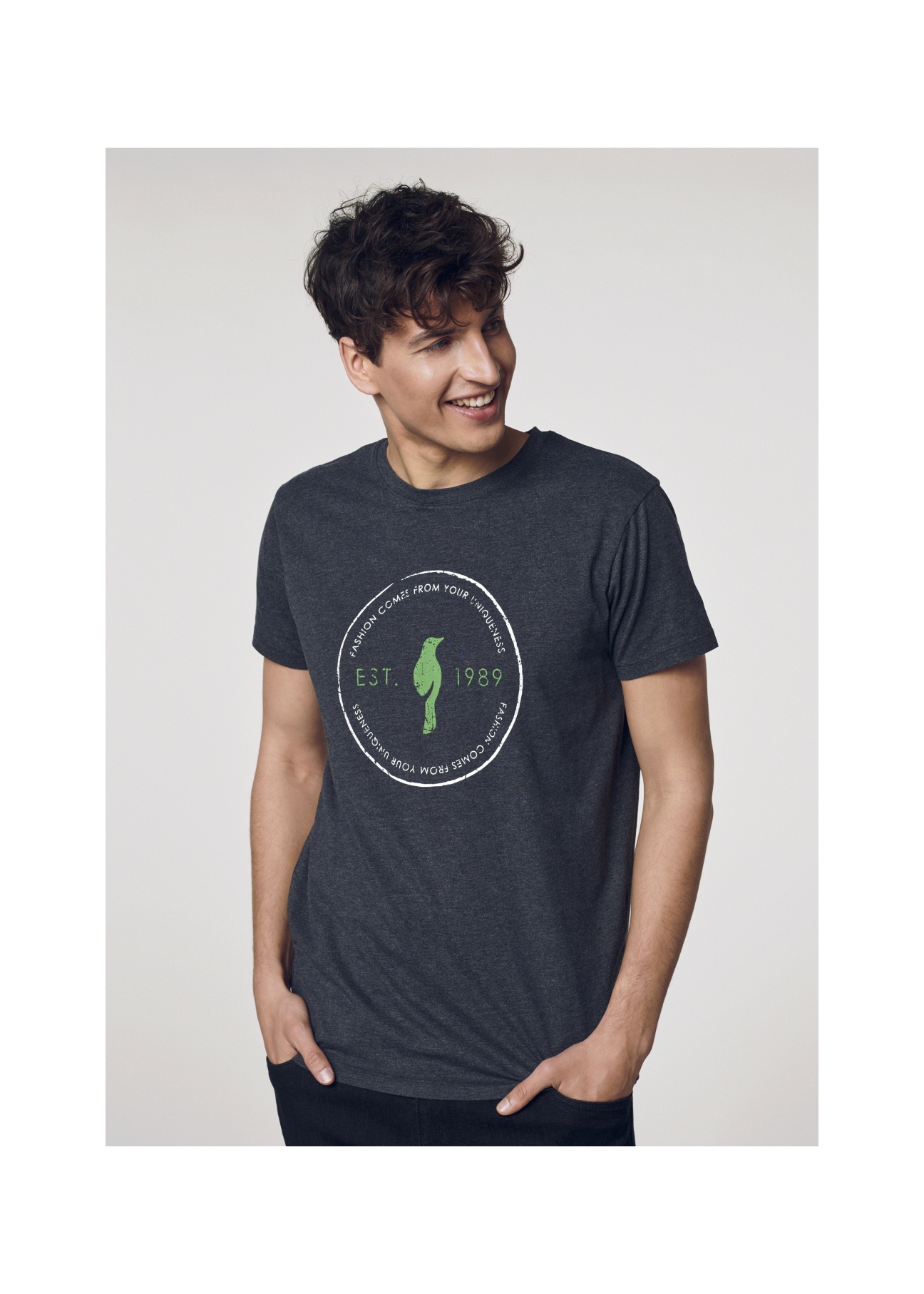 T-shirt męski TSHMT-0060-91(W21)-01