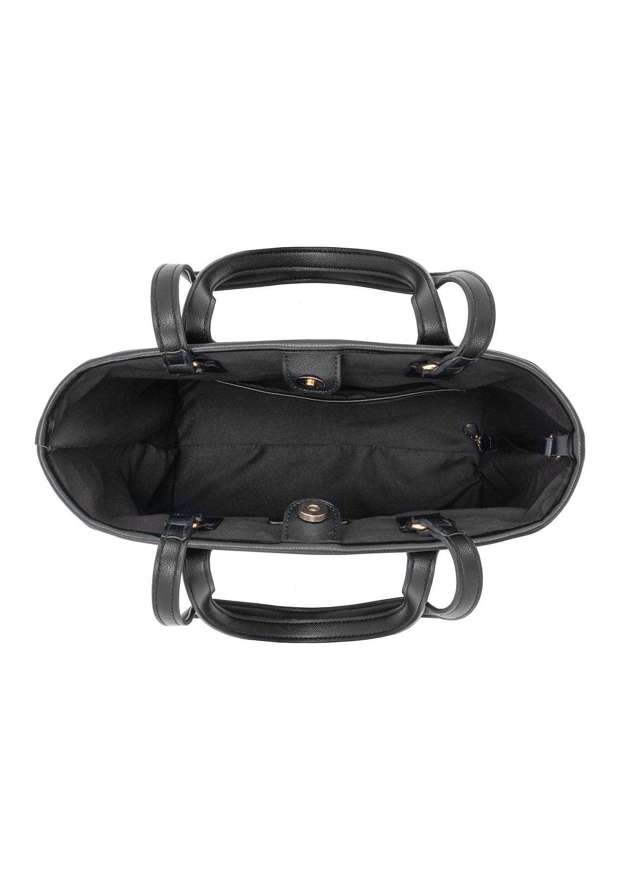 Czarna torebka shopper damska TOREC-0907-99(W24)-05