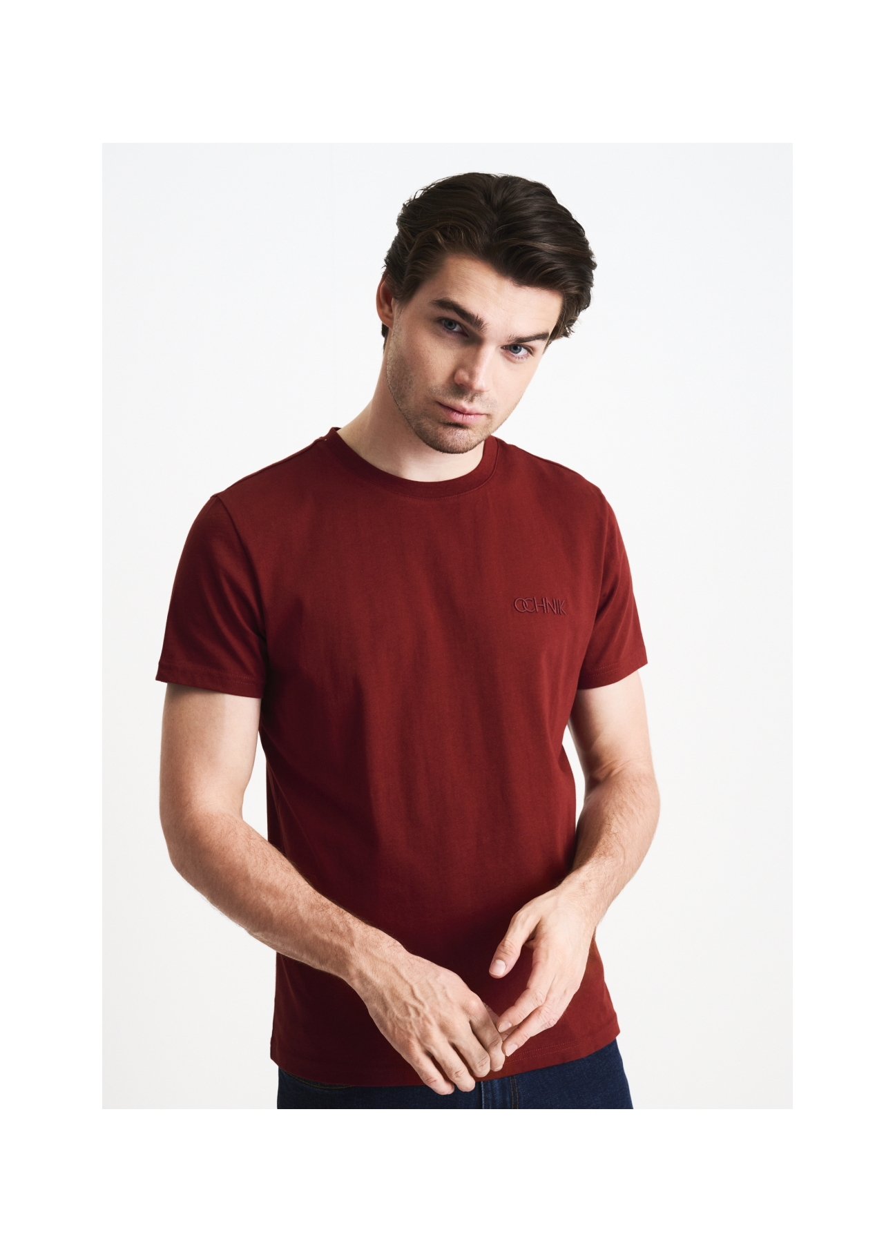 T-shirt męski TSHMT-0075-49(W22)-01