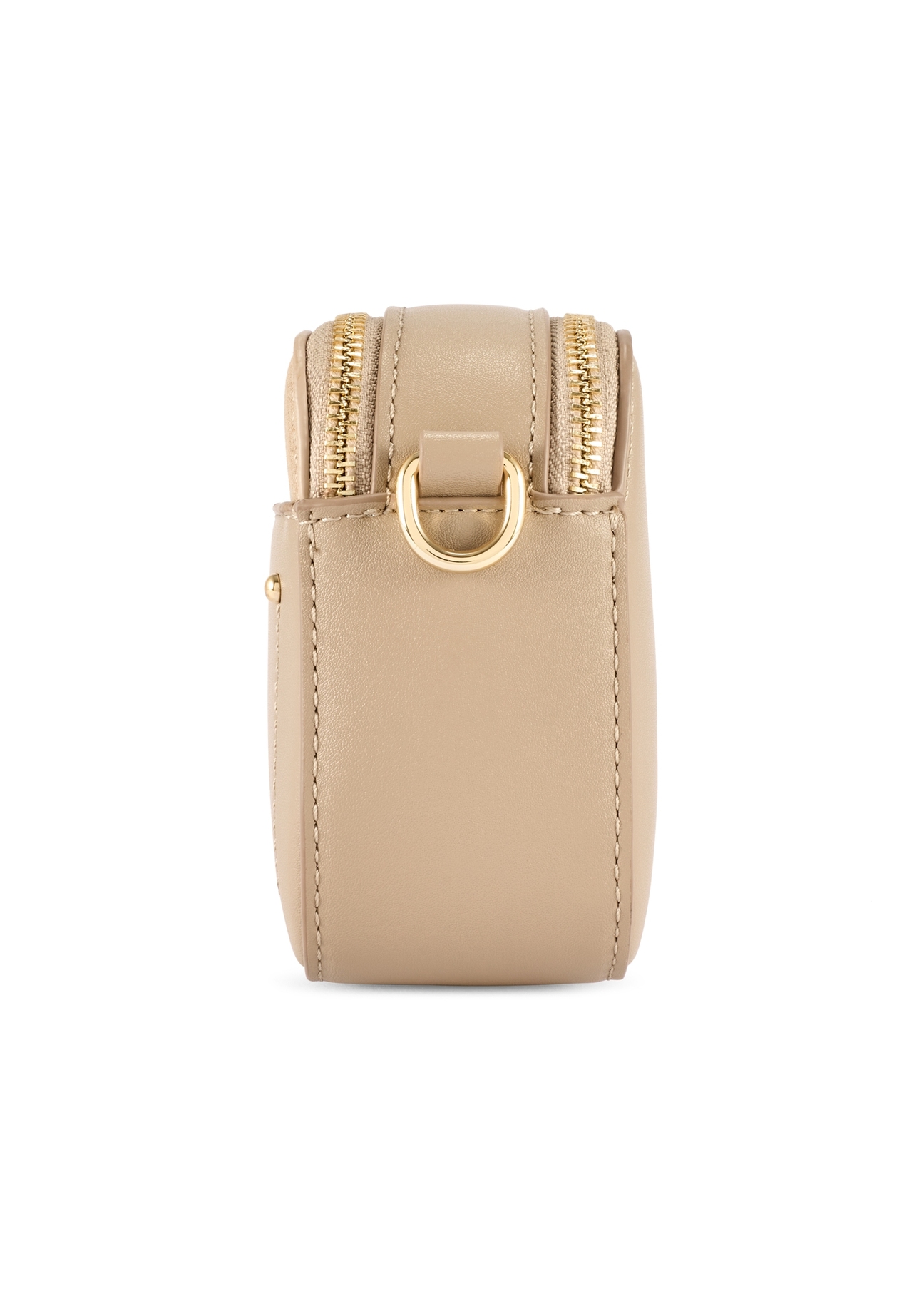 Mała beżowa torebka damska TOREC-1173-1B(W26)