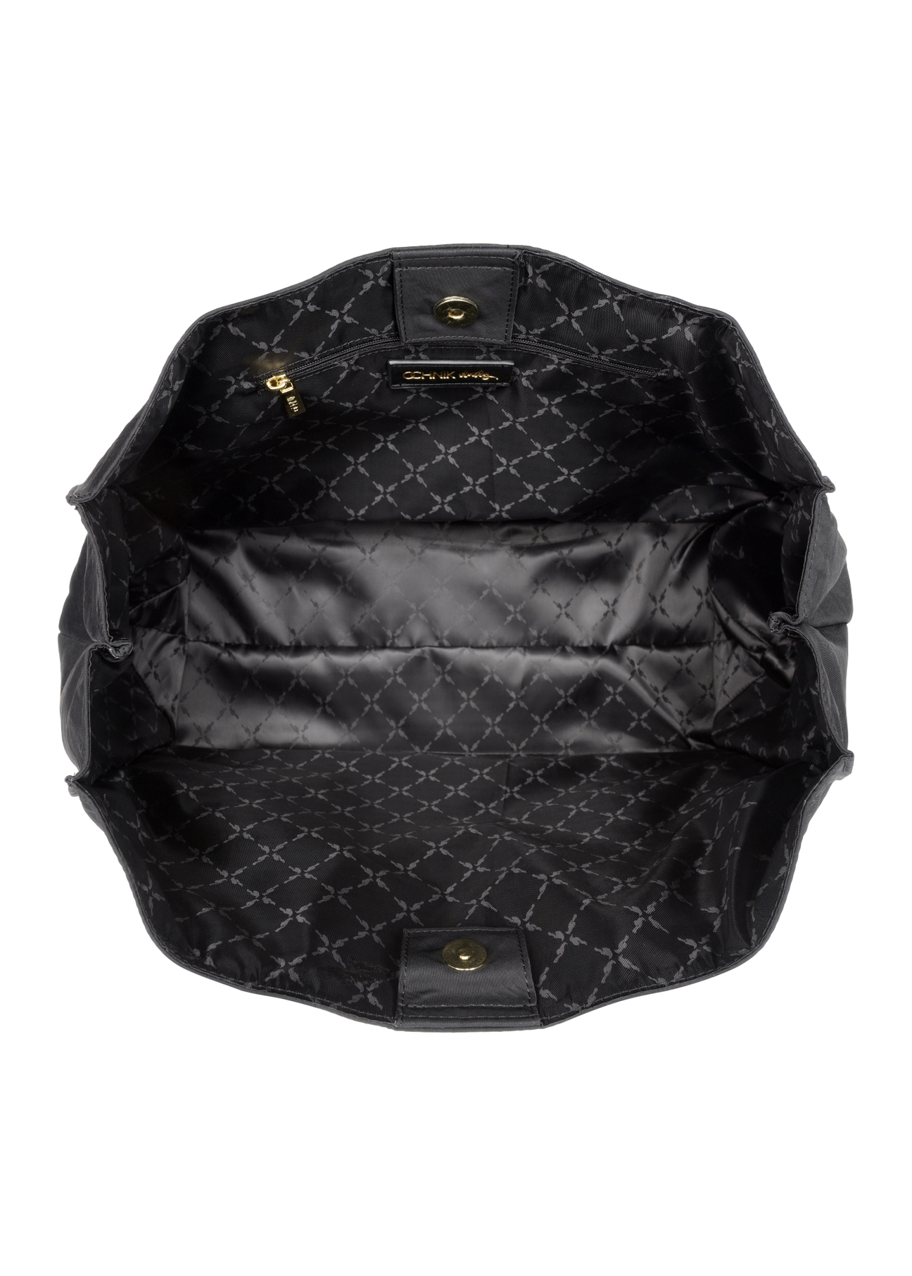 Czarna torebka damska typu tote bag TOREN-0248-99(W23)-05