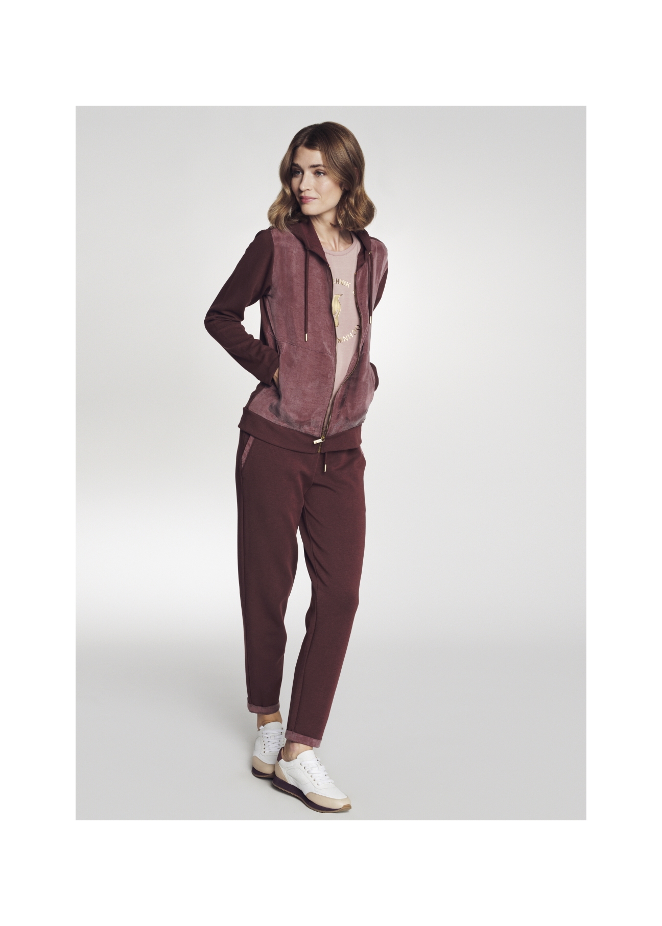 Bluza dresowa damska rozpinana BLZDT-0064-49(Z21)-03