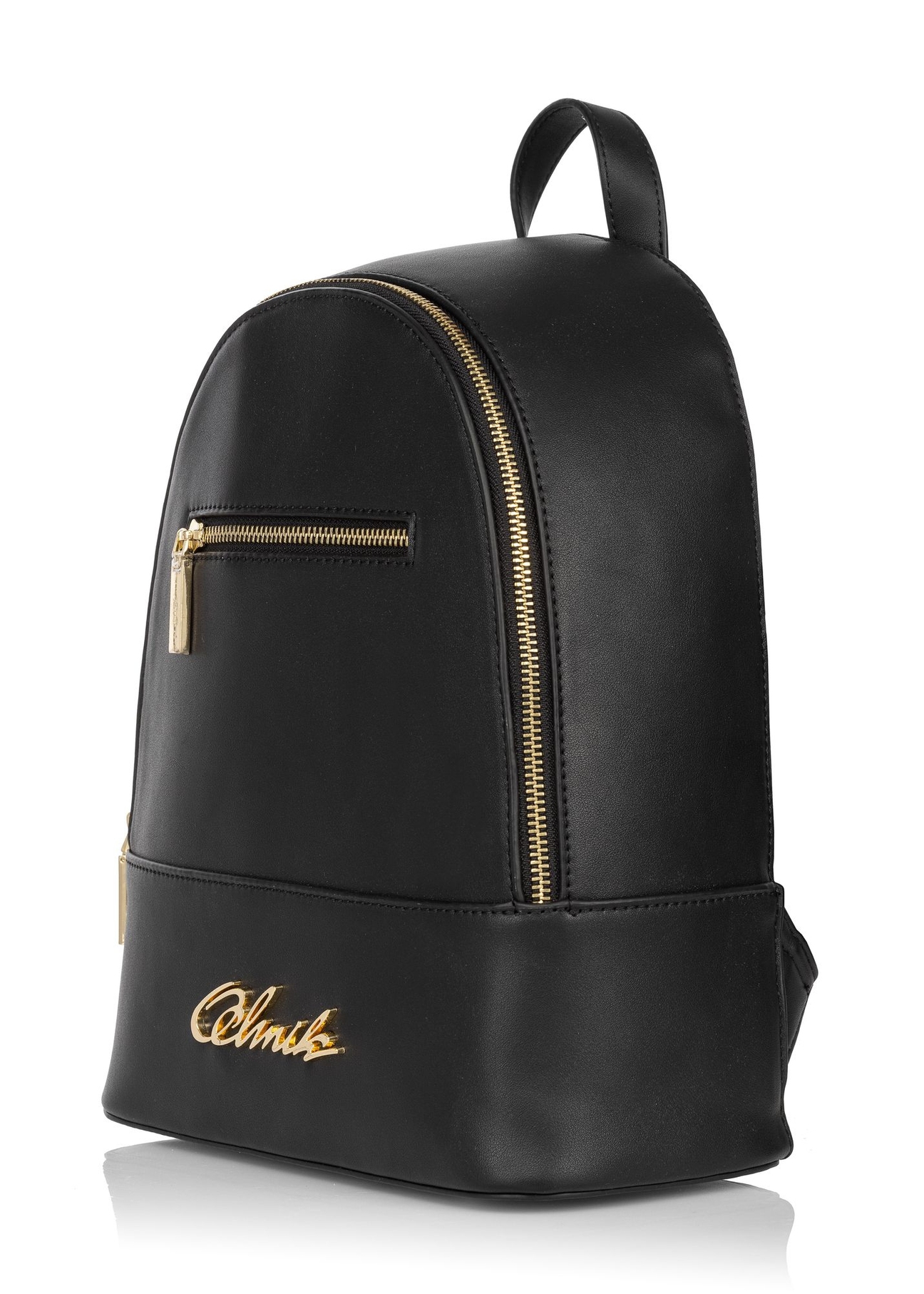 Czarny plecak damski z logo TOREC-0769-99(W23)-02