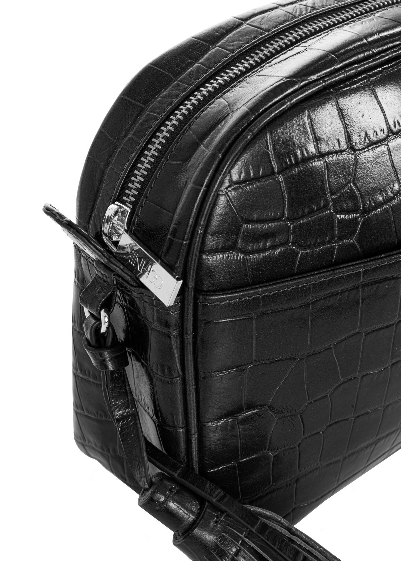 Skórzana torebka na ramię damska croco TORES-0806A-99(W24)-06