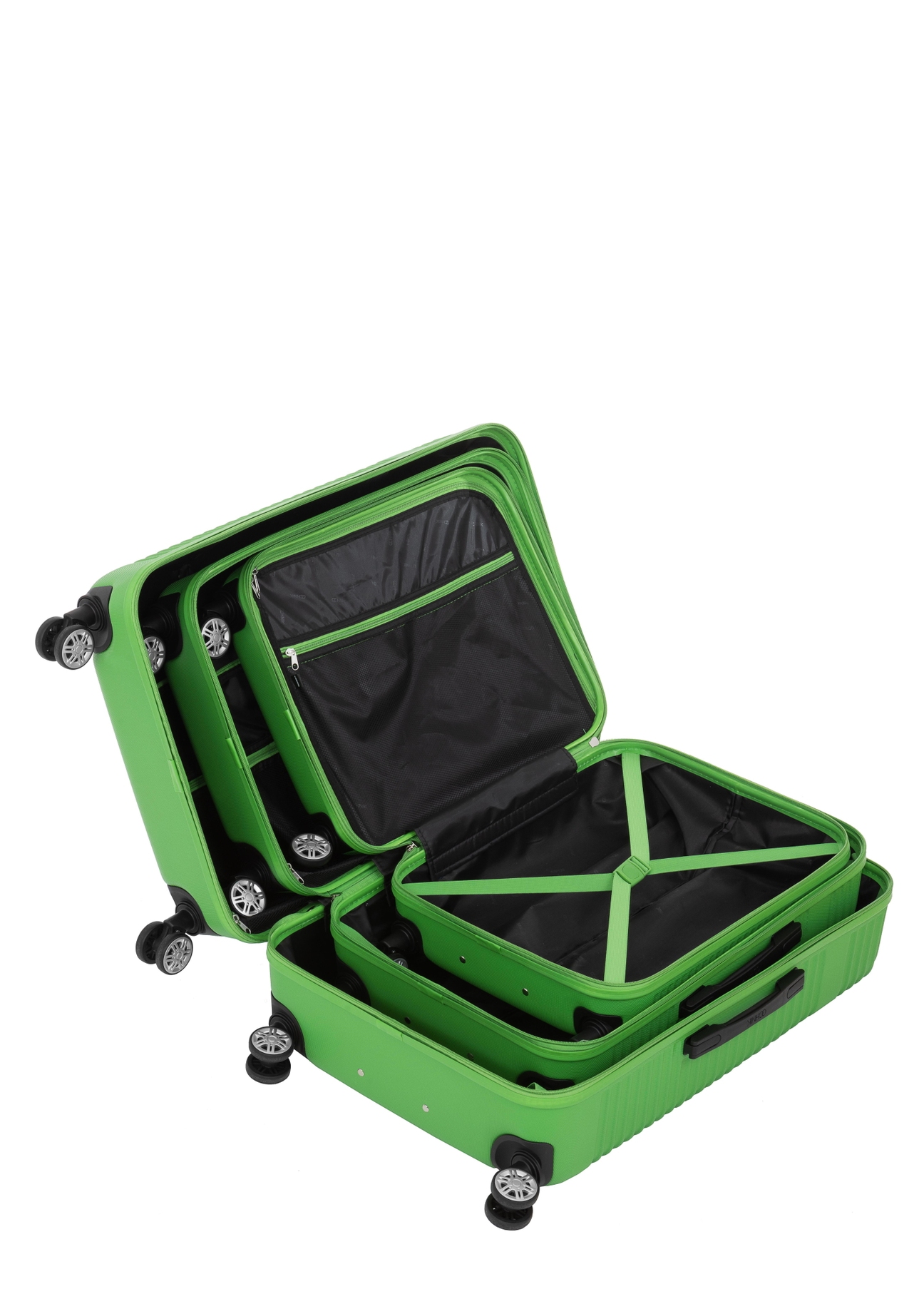 Komplet walizek na kółkach 19''/24''/28'' WALAB-0040-51(W24)-11