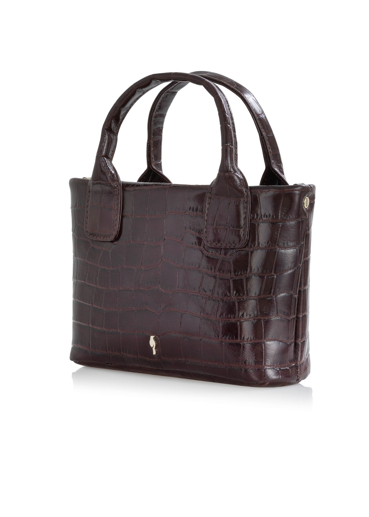 Mały skórzany kuferek damski croco TORES-1012-90(W24)-02