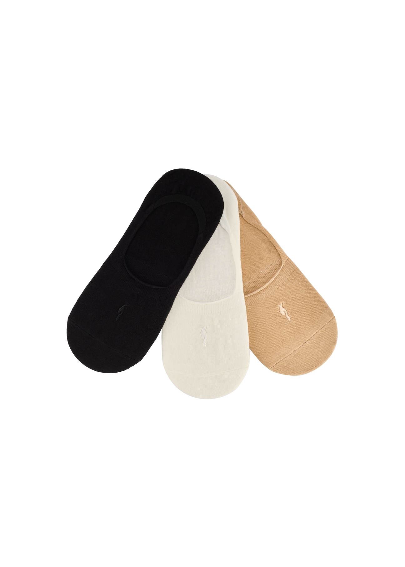 Zestaw stopek damskich ZESDT-0029-00(W26) - widok produktu od góry, na białym tle. 