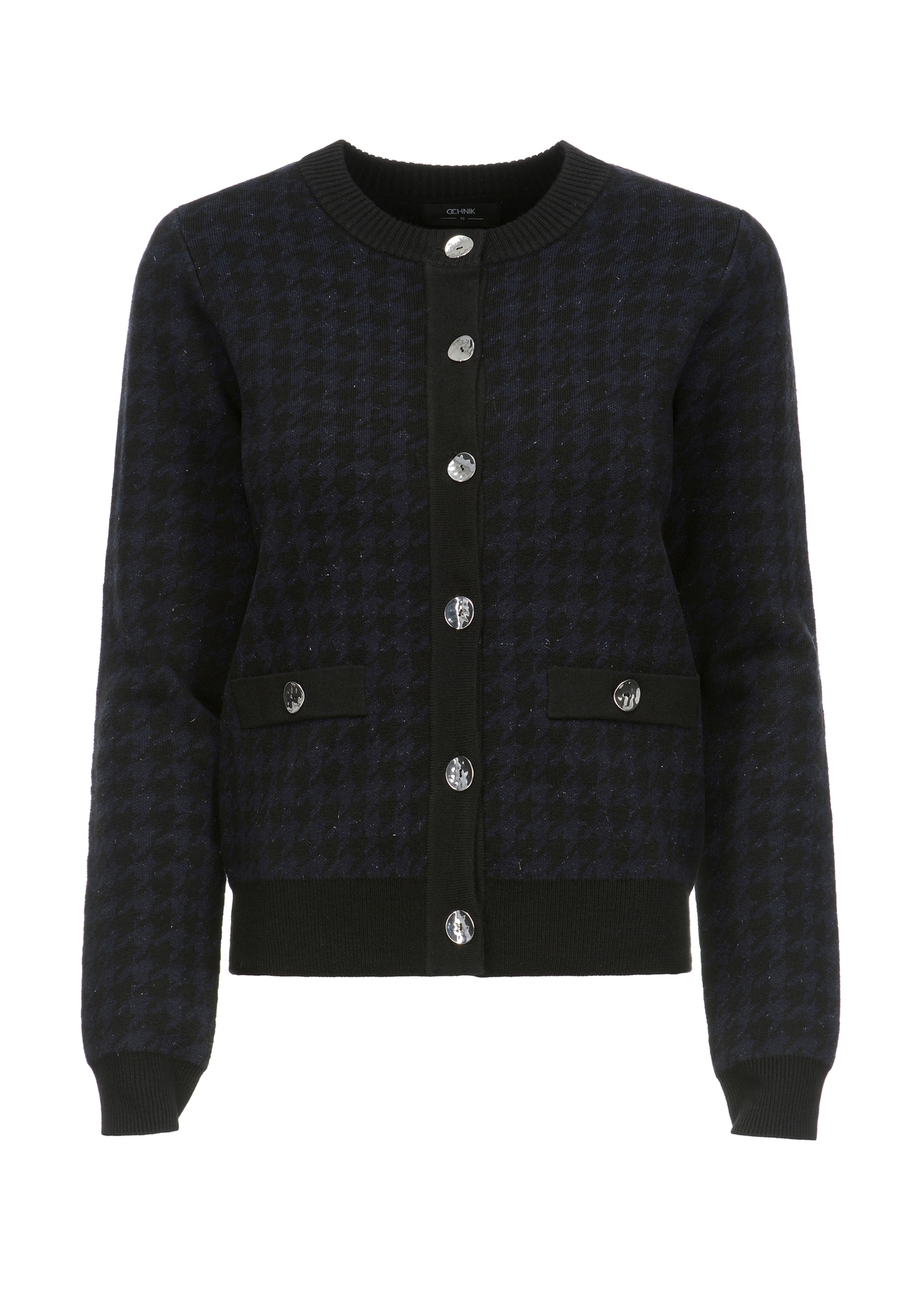 Sweter damski w pepitkę KARDT-0031-99(Z22)-05
