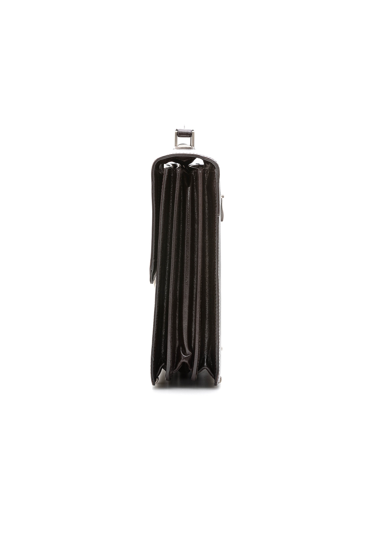 Skórzana teczka męska TORMS-0478-89(Z25), widok produktu z boku na białym tle.