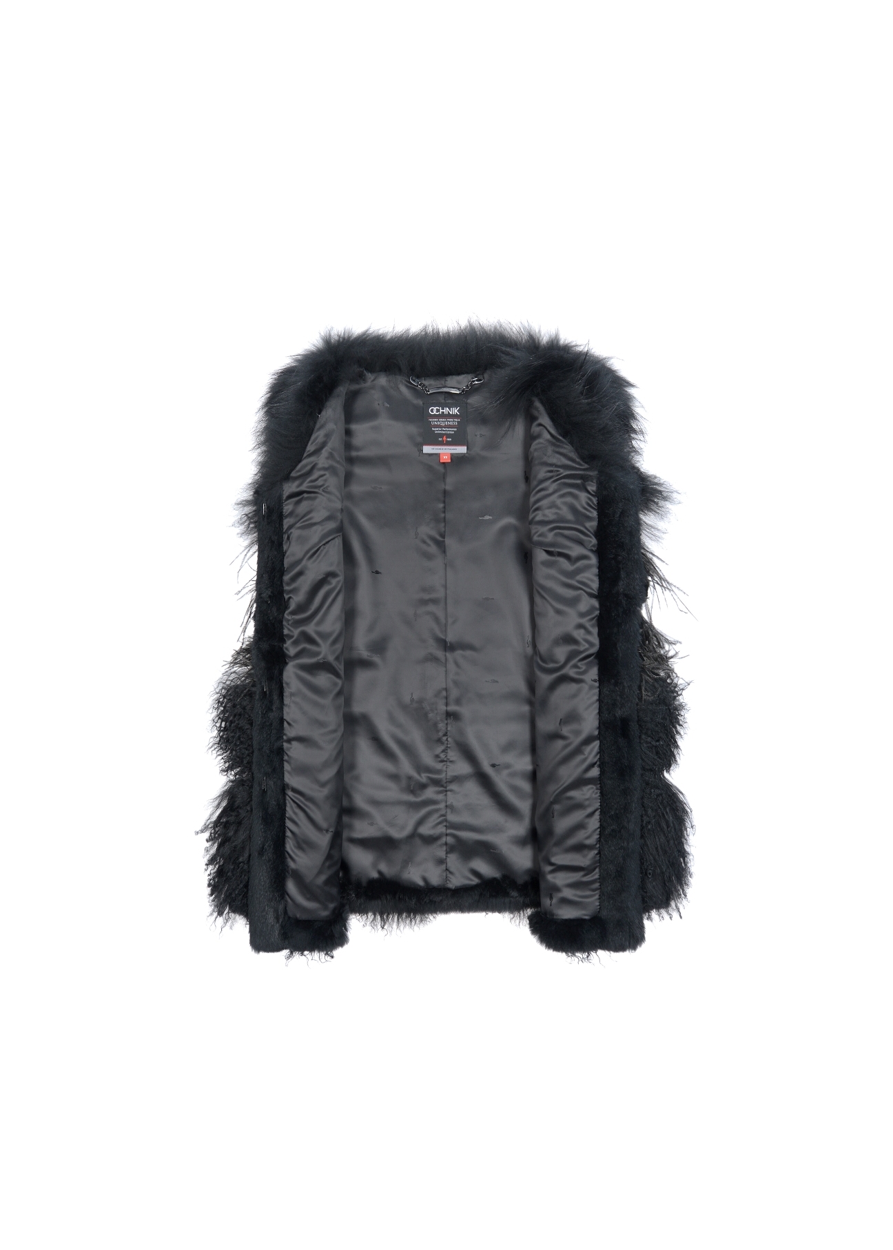 Czarna kamizelka damska KAMDF-0051-5526(Z19)-03
