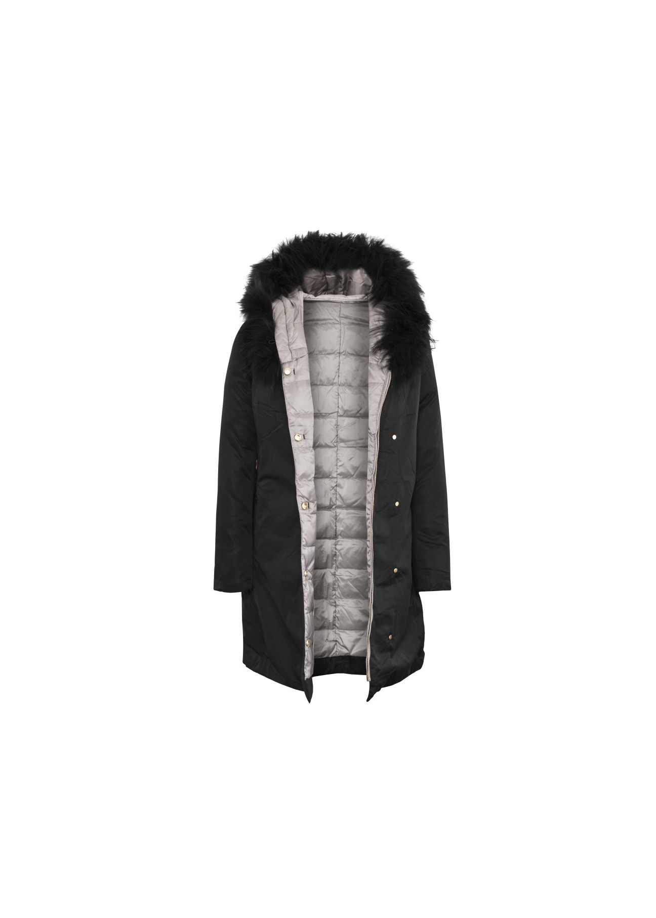 Dwustronna kurtka puchowa damska KURDT-0068-99(Z17)-05