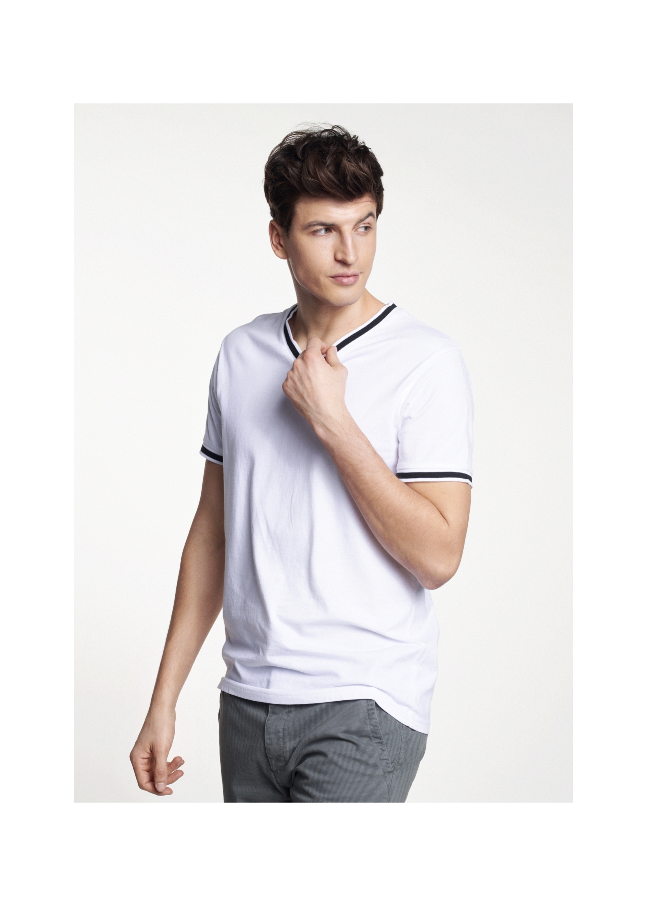 T-shirt męski TSHMT-0025-11(W21)-01