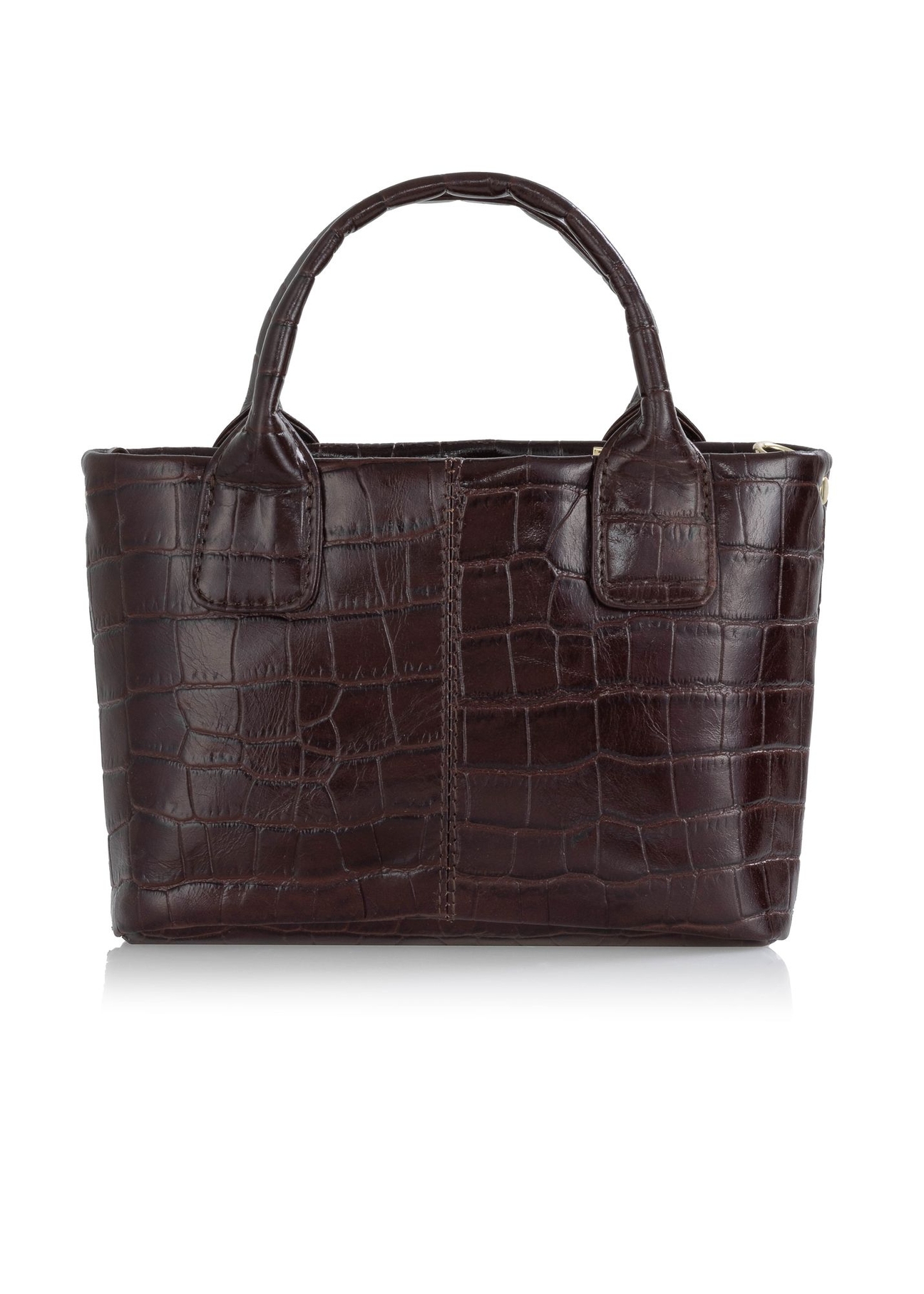 Mały skórzany kuferek damski croco TORES-1012-90(W24)-04