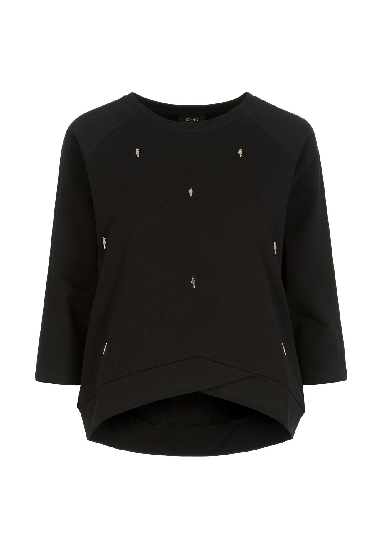 Bluza damska z zawieszkami BLUDT-0160-99(W23)-04