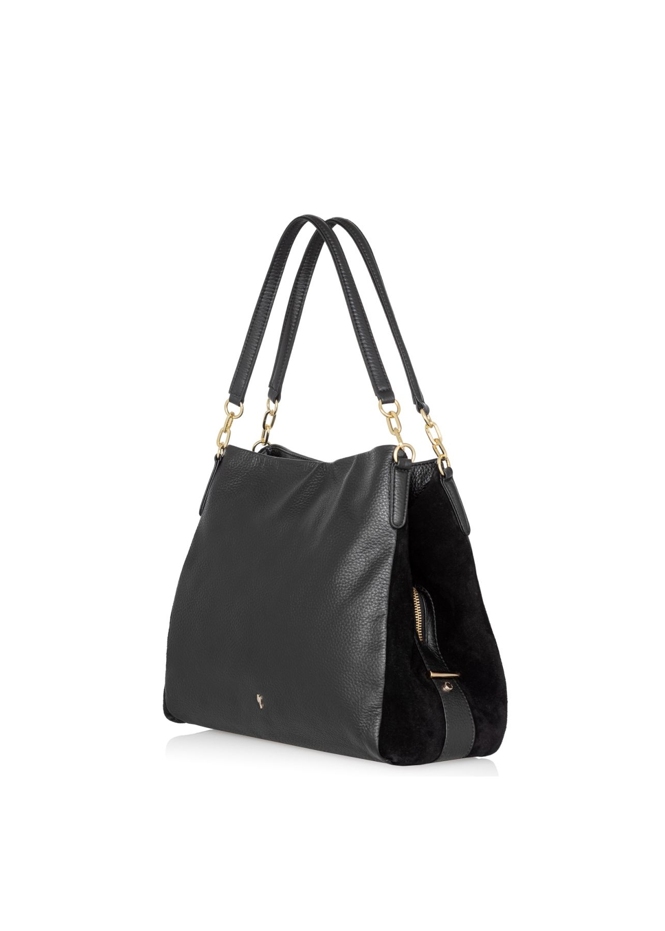 Skórzana torebka  shopper damska TORES-0636B-98(W23)-02
