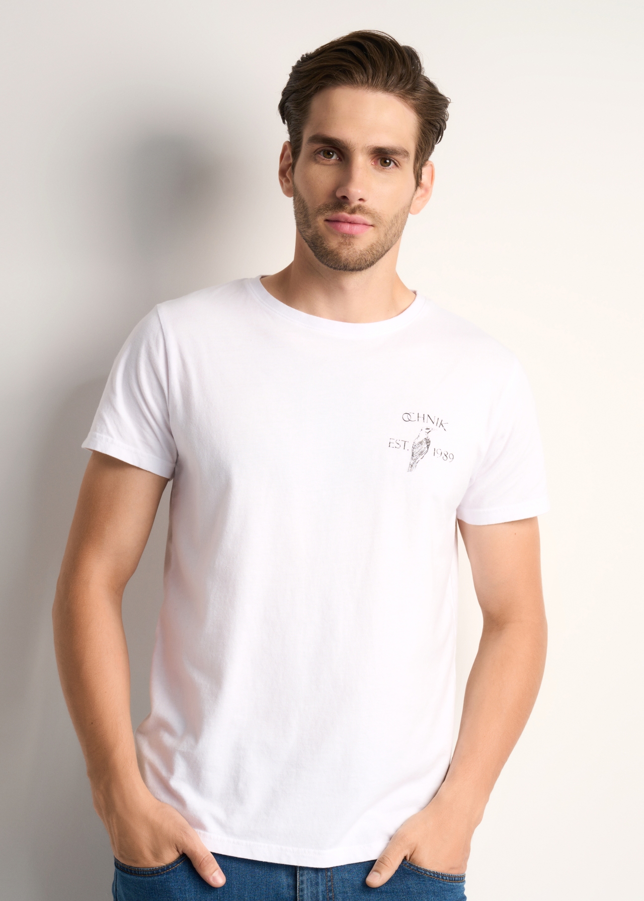 T-shirt męski TSHMT-0080-12(Z22)-01