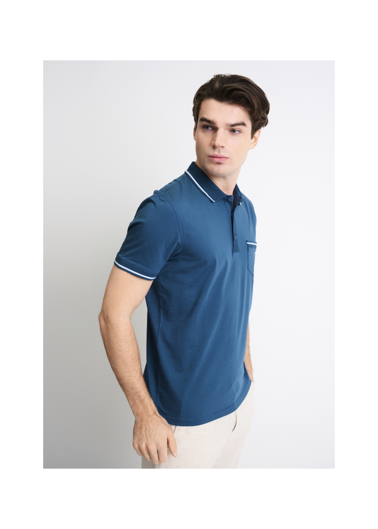 Koszula polo POLMT-0052-69(W22)-05