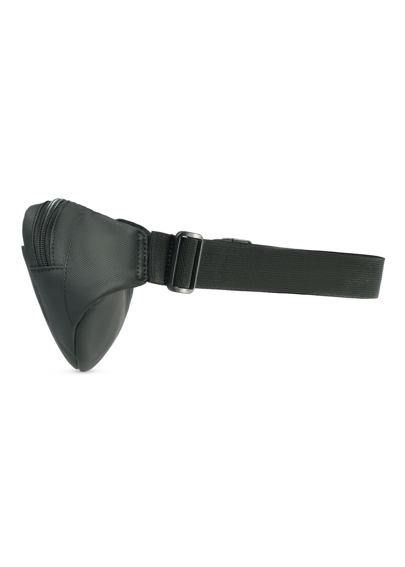 Czarna nerka męska TORMN-0362-99(Z25) - widok produktu z boku na białym tle. 