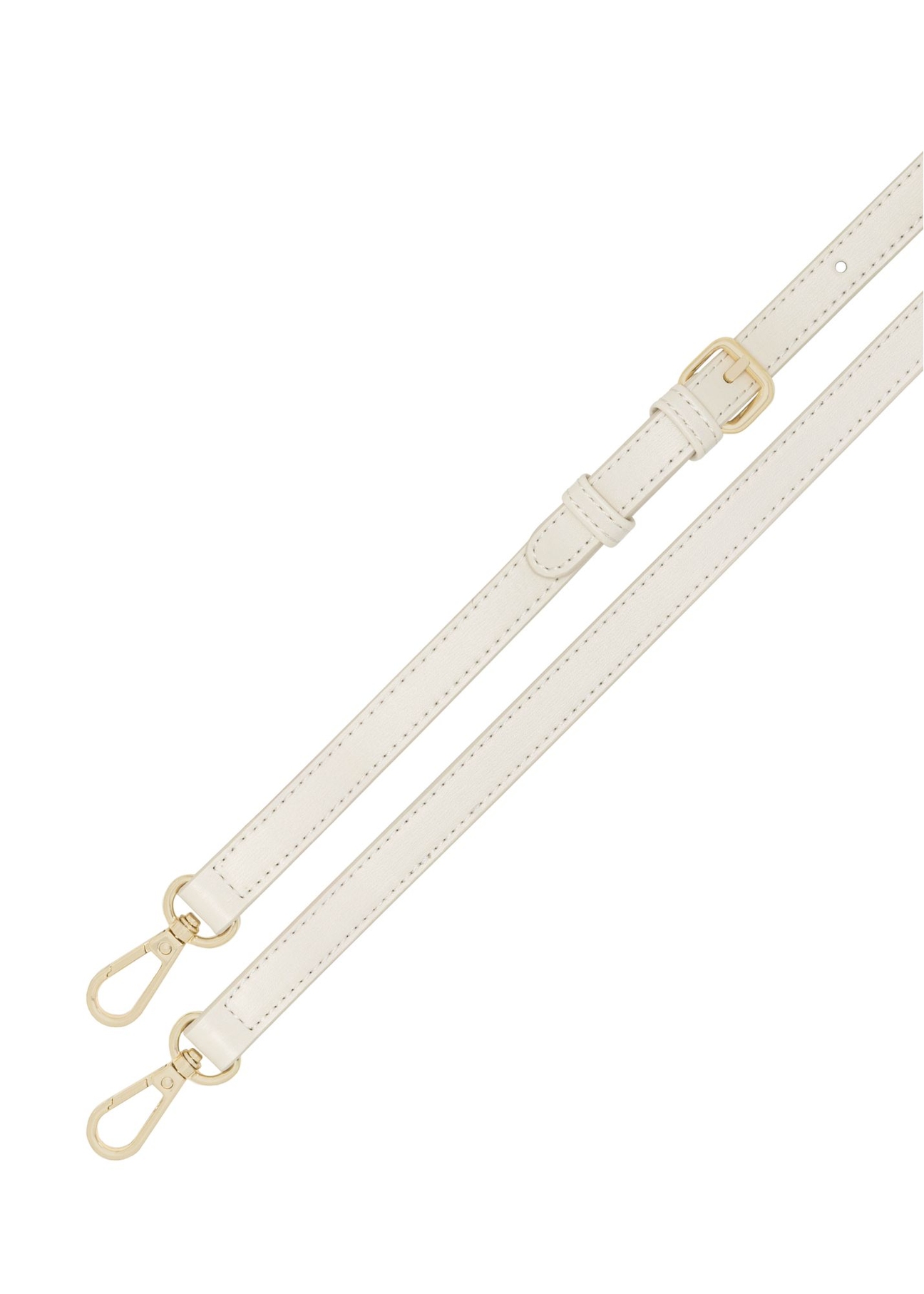 Kremowa torebka damska z imitacji skóry TOREC-1081-0B(W26) - widok produktu z góty, na białym tle. 