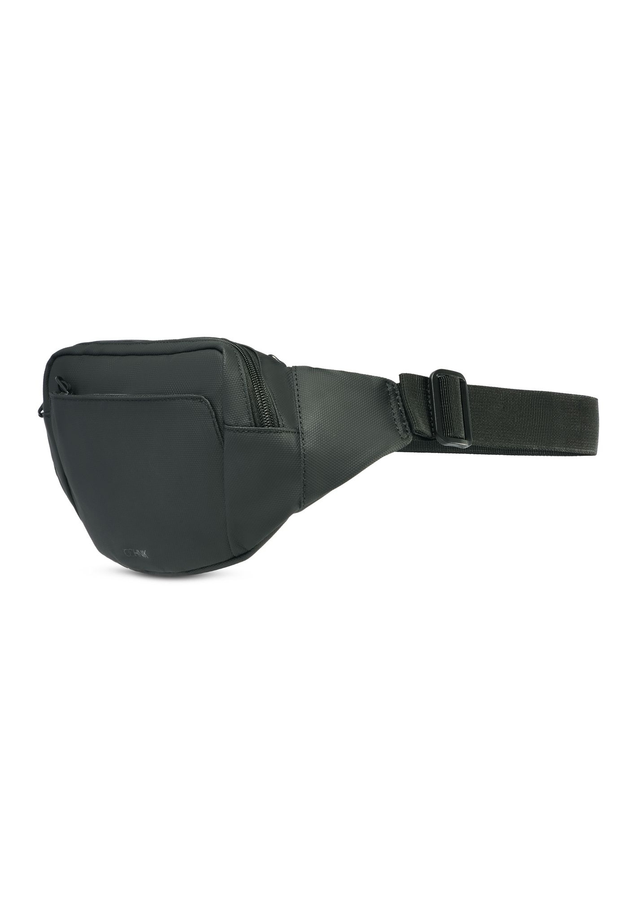 Czarna nerka męska TORMN-0362-99(Z25) - widok produktu po skosie na białym tle. 