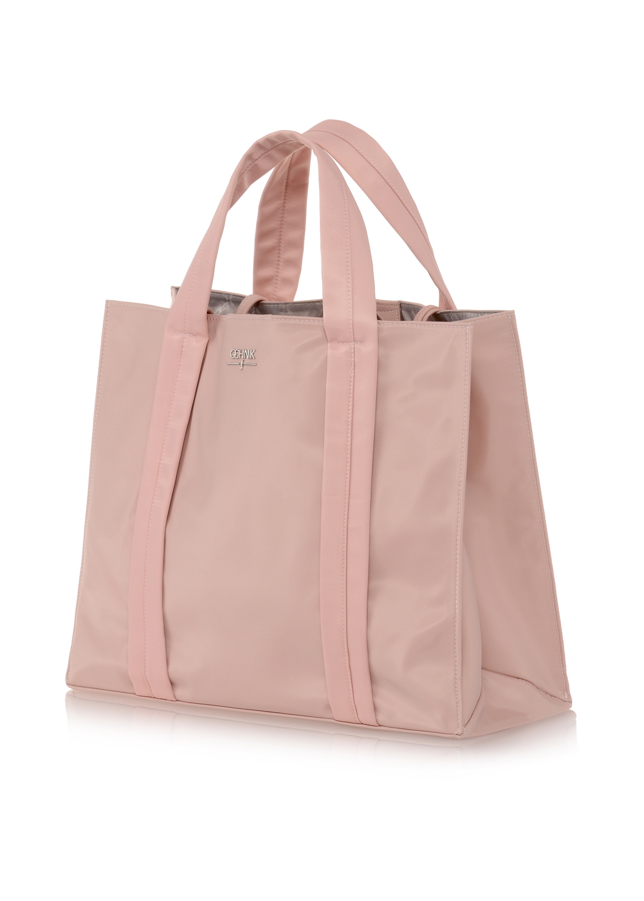 Różowa torebka damska typu tote bag TOREN-0248-31(W23)-02