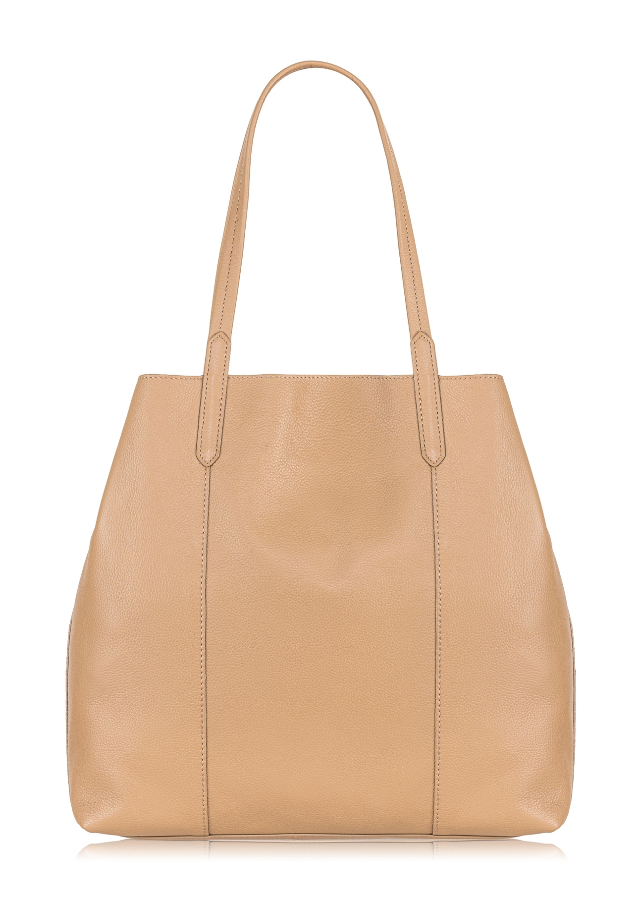 Skórzana torebka damska shopper TORES-0899-81(W23)-04