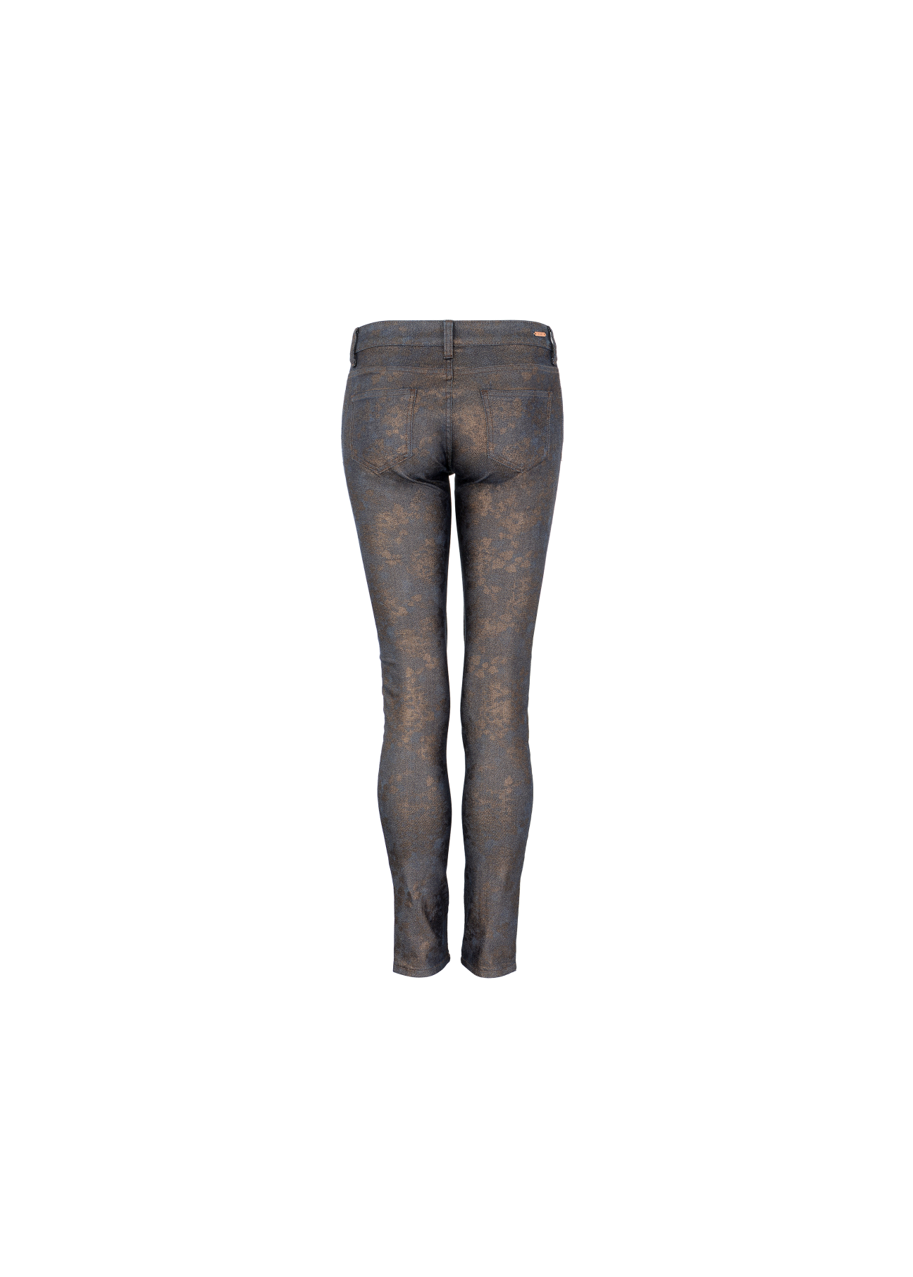 Metaliczne jeansy damskie JEADT-0002-69(Z17)-02