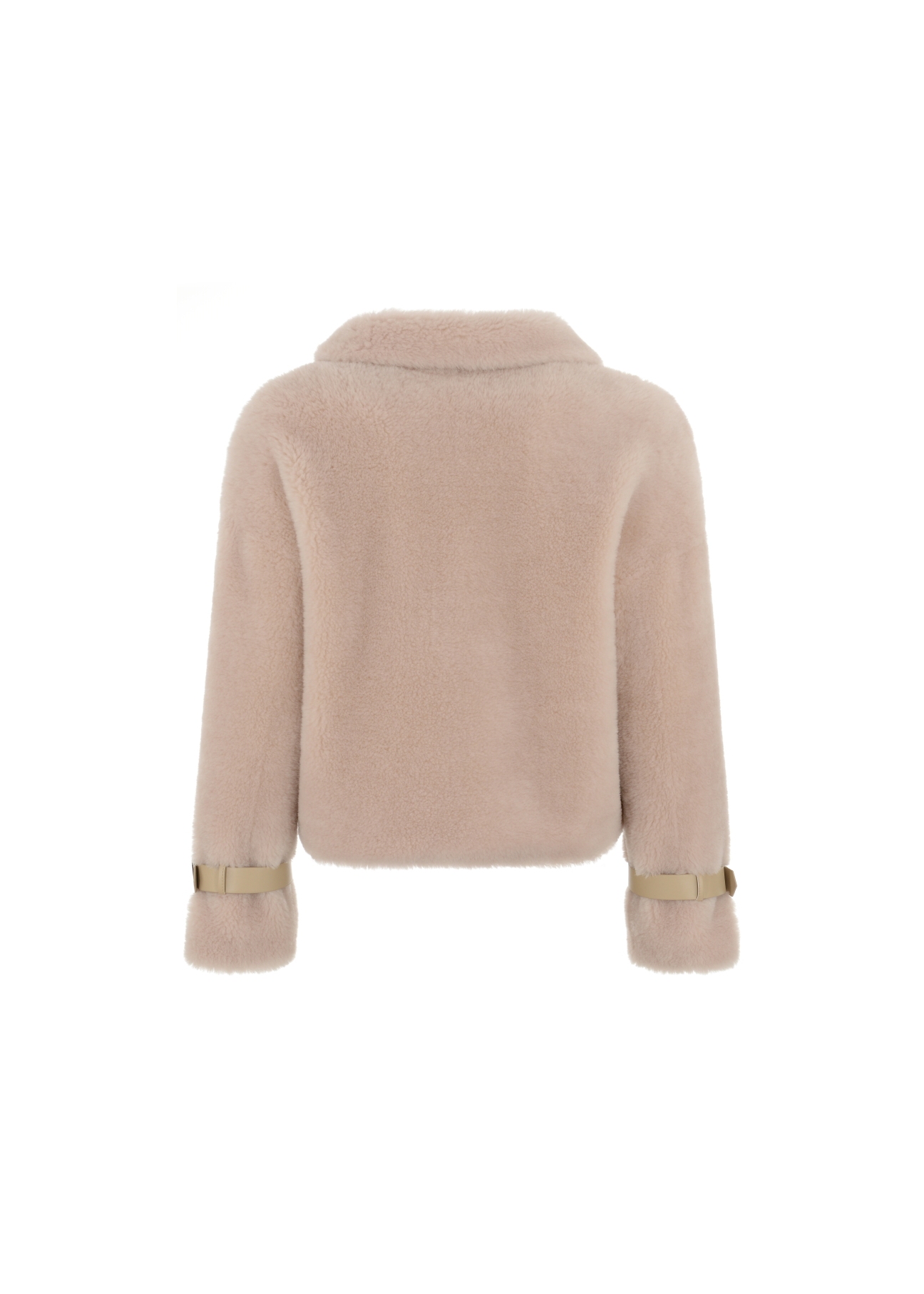 Wełniane futerko damskie oversize FUTDW-0002-81(Z21)-06