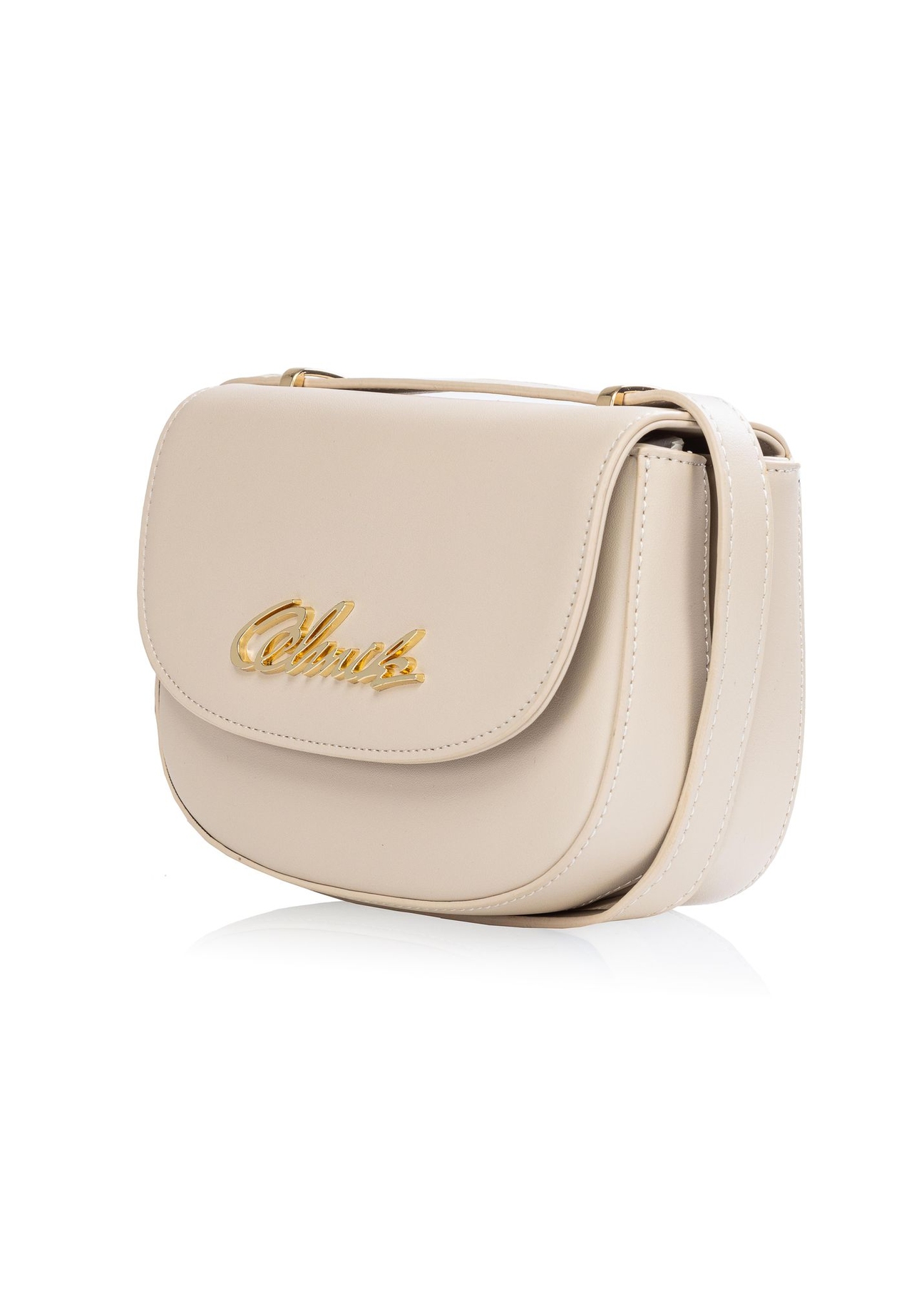Torebka damska typu saddle bag z logo TOREC-0757-11(W23)-02