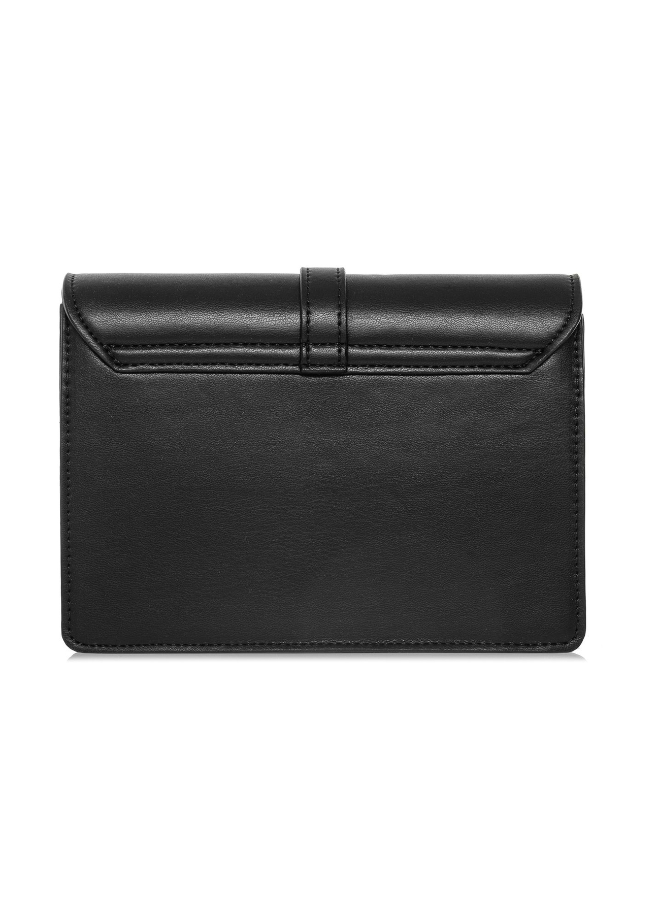 Czarna mała torebka listonoszka TOREC-1004-99(W25)