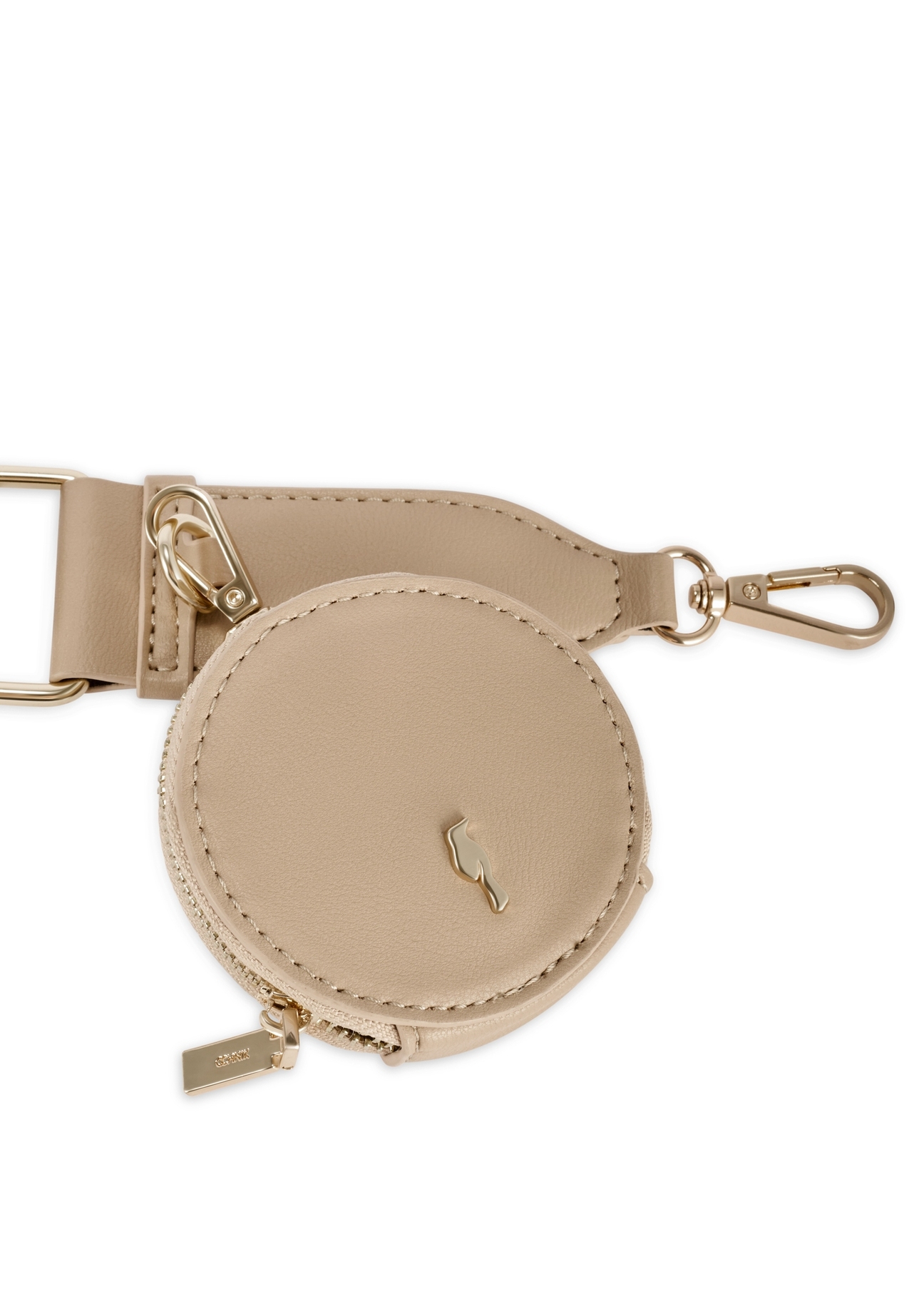 Mała beżowa torebka damska TOREC-1171-1B(W26)