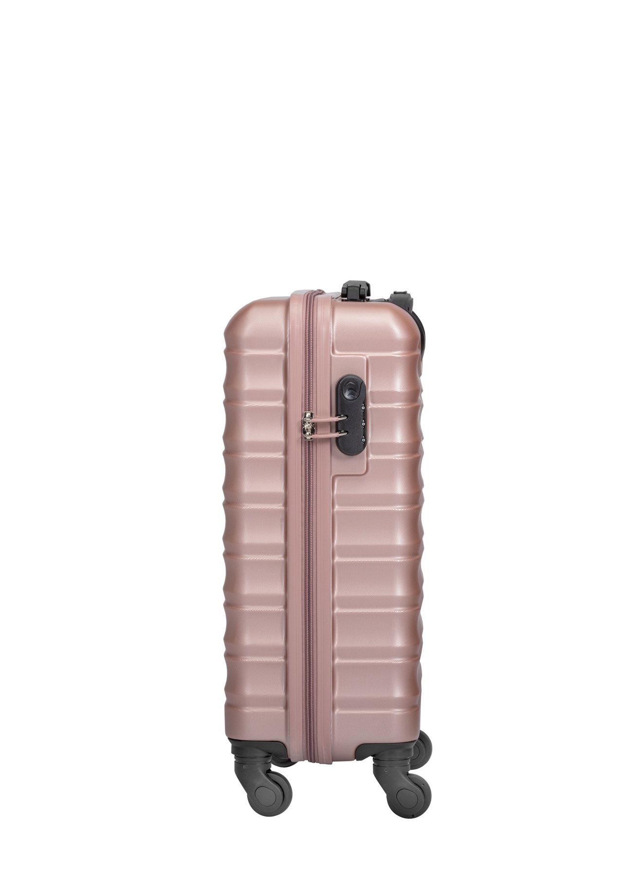 Komplet walizek na kółkach 19'/24'/28' WALAB-0081-5X(W26), widok produktu z boku na białym tle.