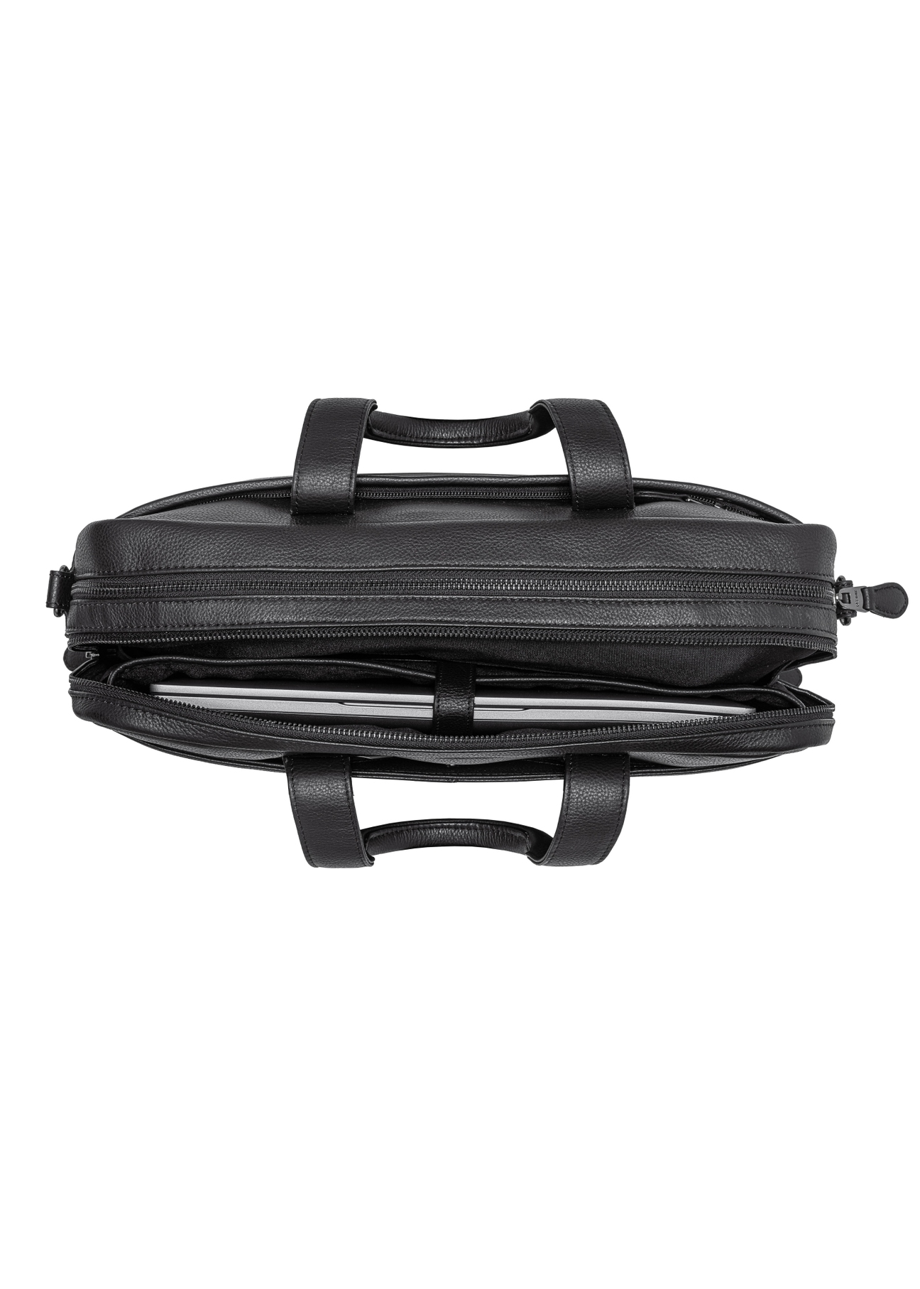 Skórzana torba męska z tłoczonym logo TORMS-0015B-99(W23)-05